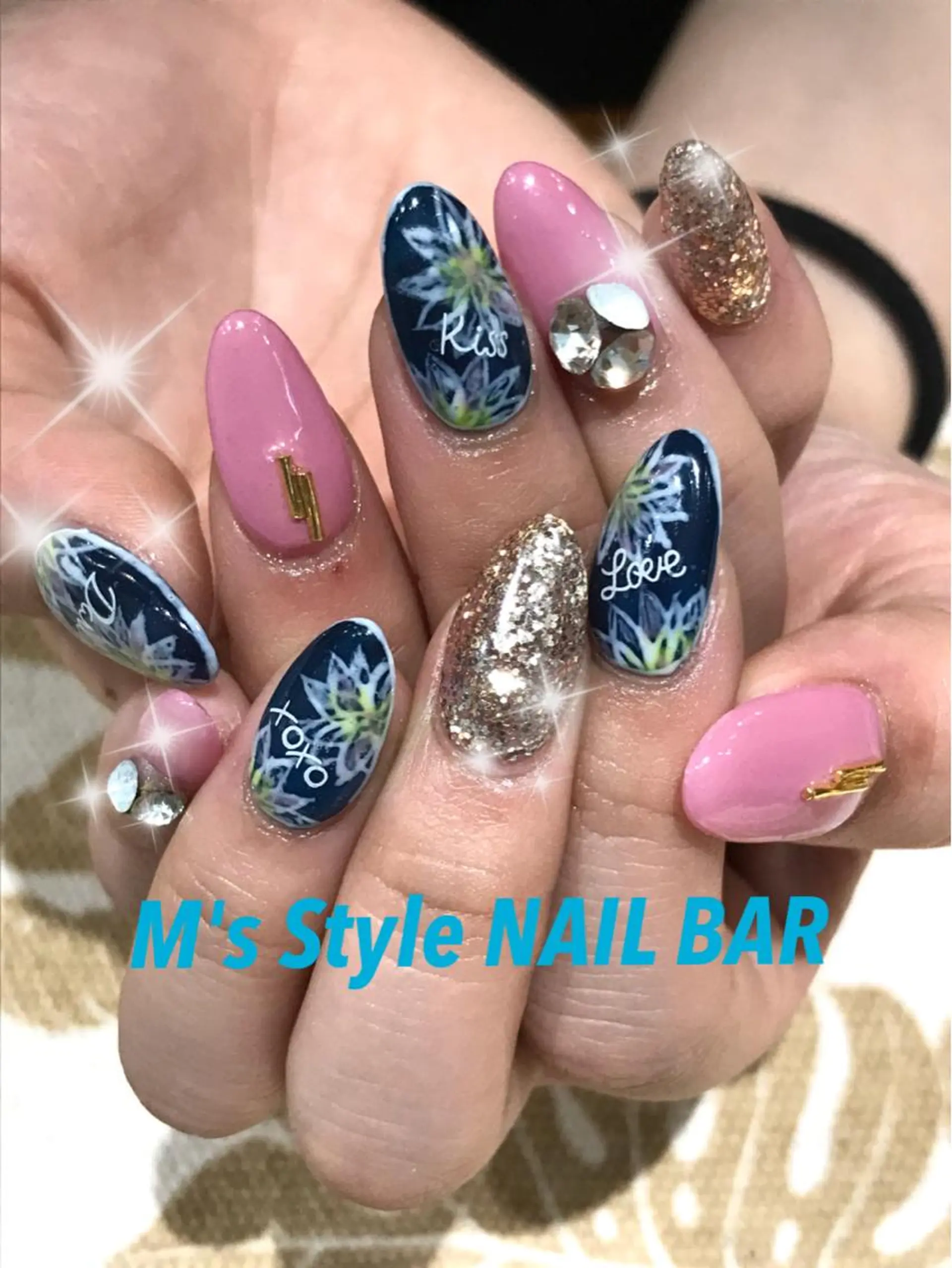 ネイル 持ち込み ハンドネイル M's Style NAIL BARのネイルデザイン