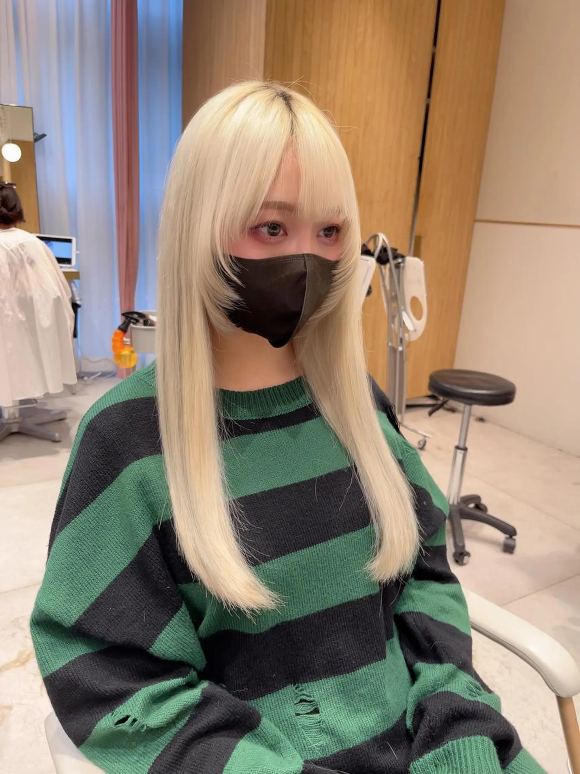 ロング カット トリートメント 赤羽今日子/レイヤー /盛れる顔まわりのヘアスタイル