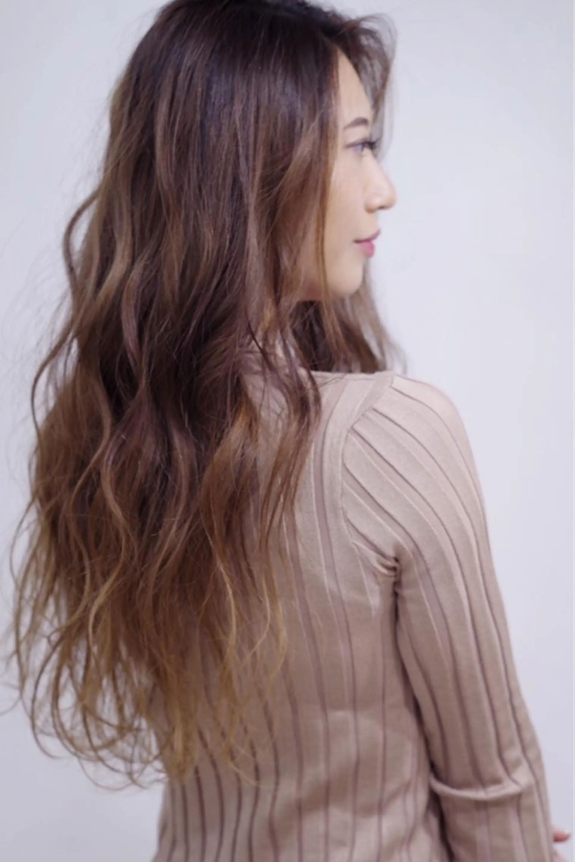 ロング カラー 京都大人女性ショート 徒歩1分/秋山のヘアスタイル