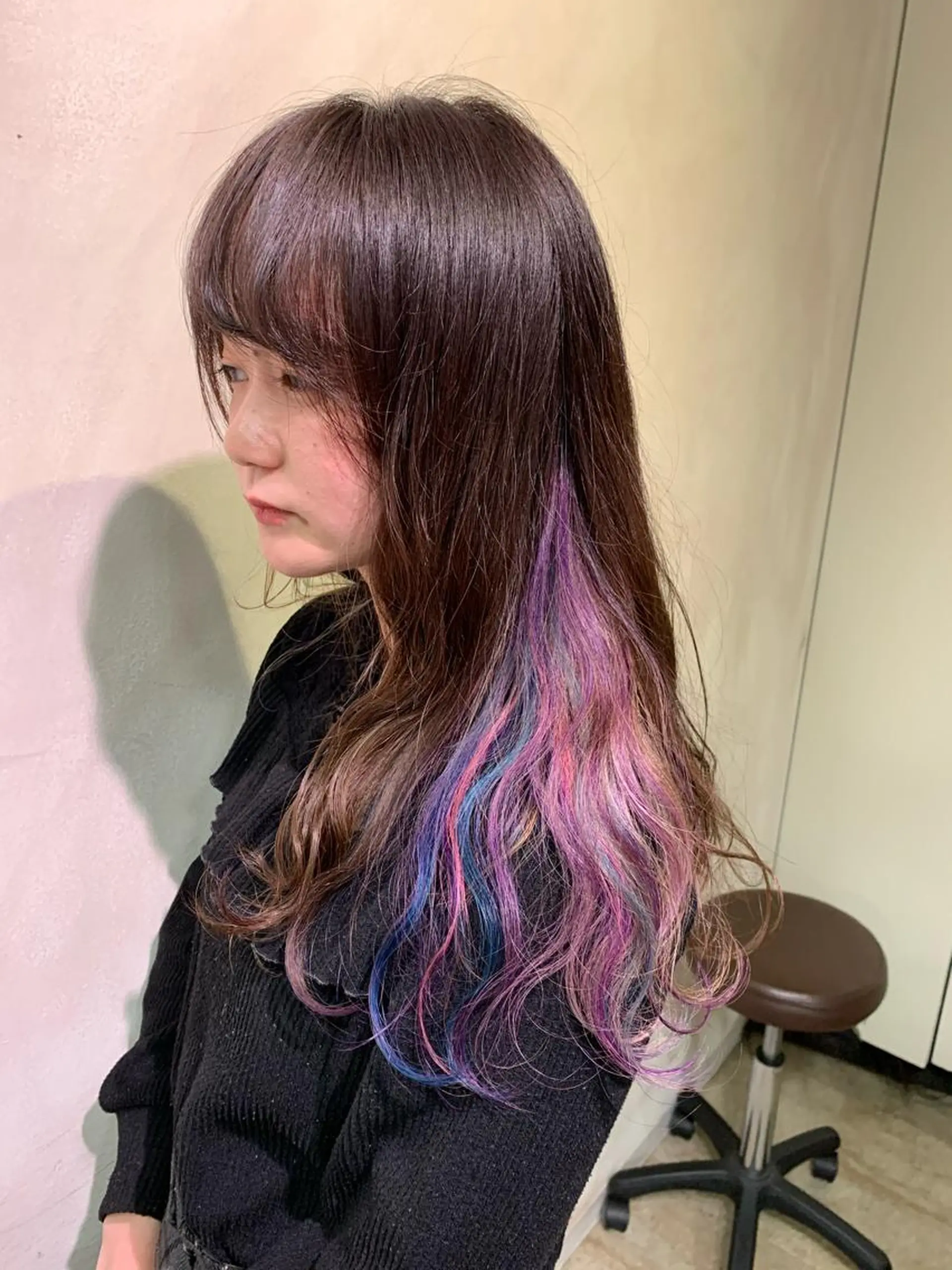 カラー デザインカラー インナーカラー ユニコーンカラー トリートメント /カラー/NAOKIのヘアスタイル