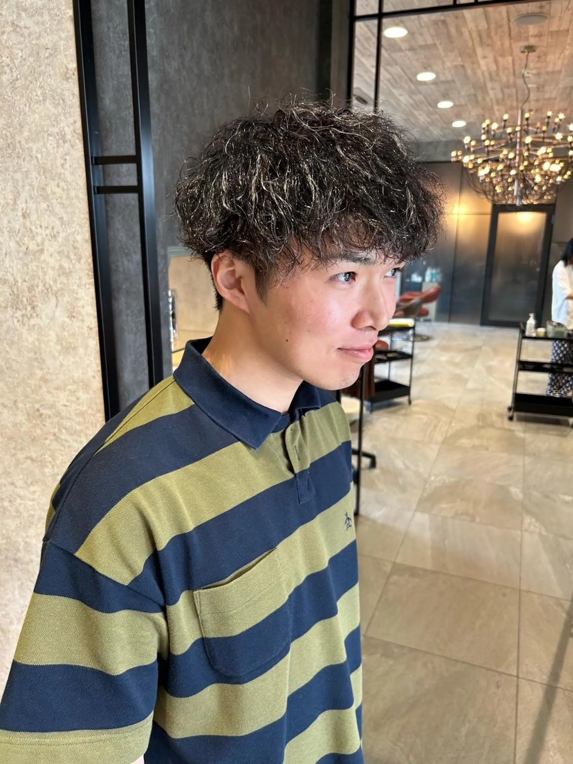 カラー メンズ ショート メンズハイライト ハイライトカラー ハイライト Kobayashi ハイライト/ショートのヘアスタイル