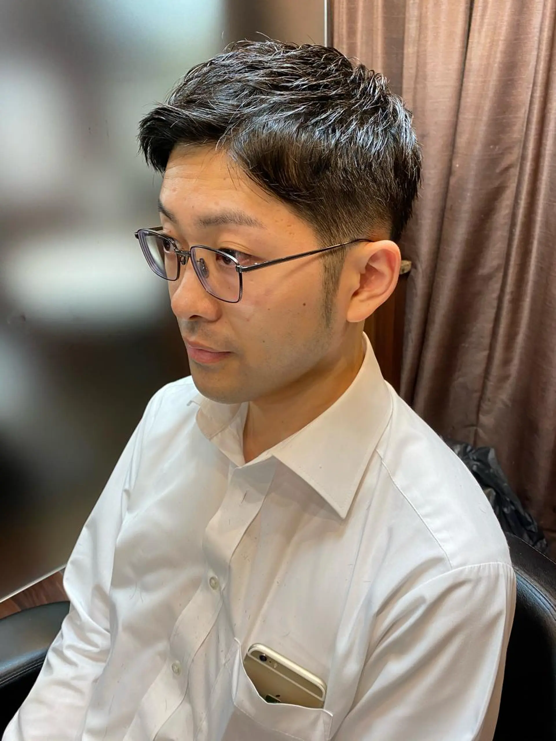 ショート メンズ 波岡 萩斗のヘアスタイル