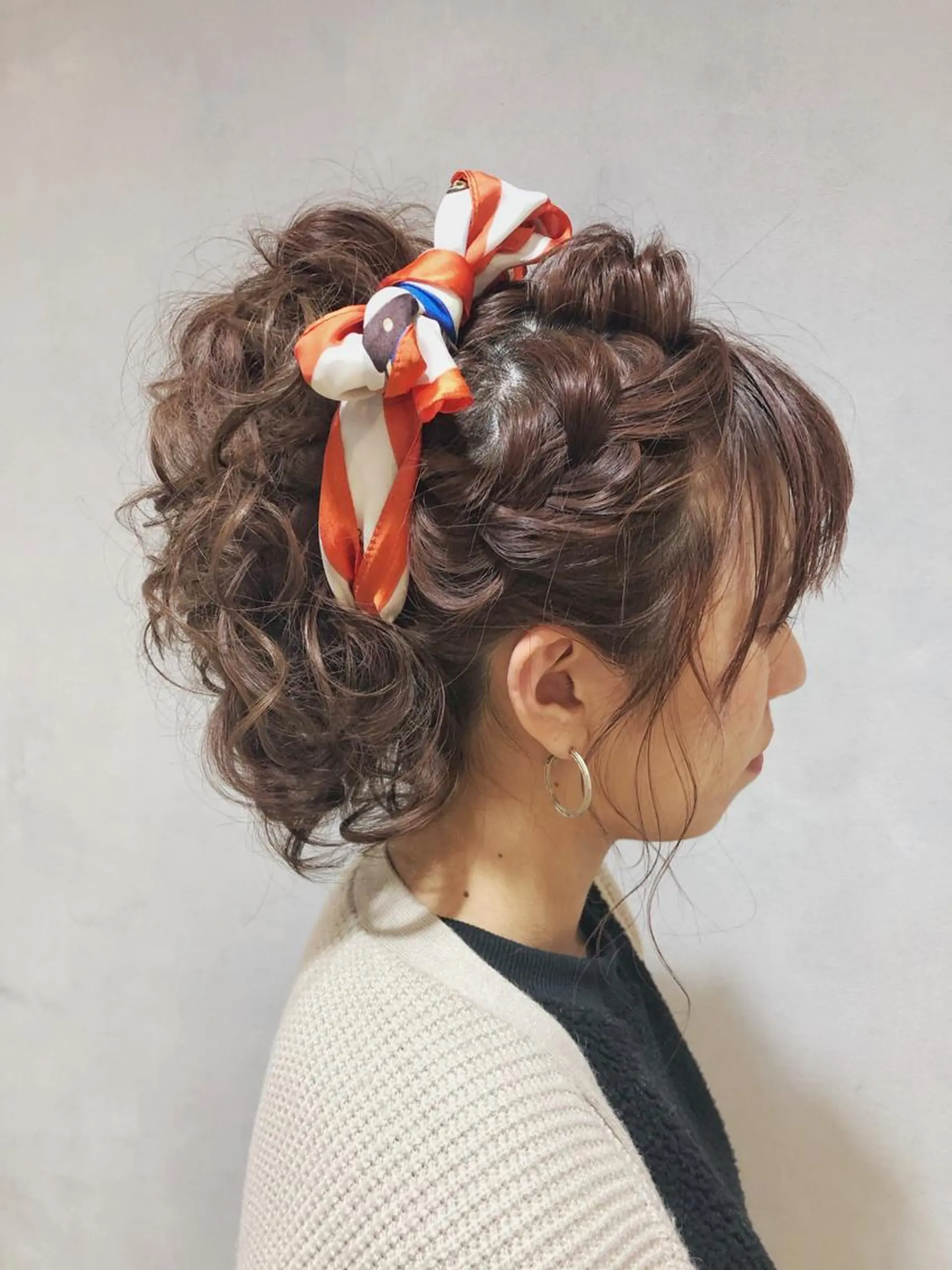 セミロング ヘアアレンジ ヘアセット 🍎みついじゅん🍏 ボブ指名No.1のヘアスタイル