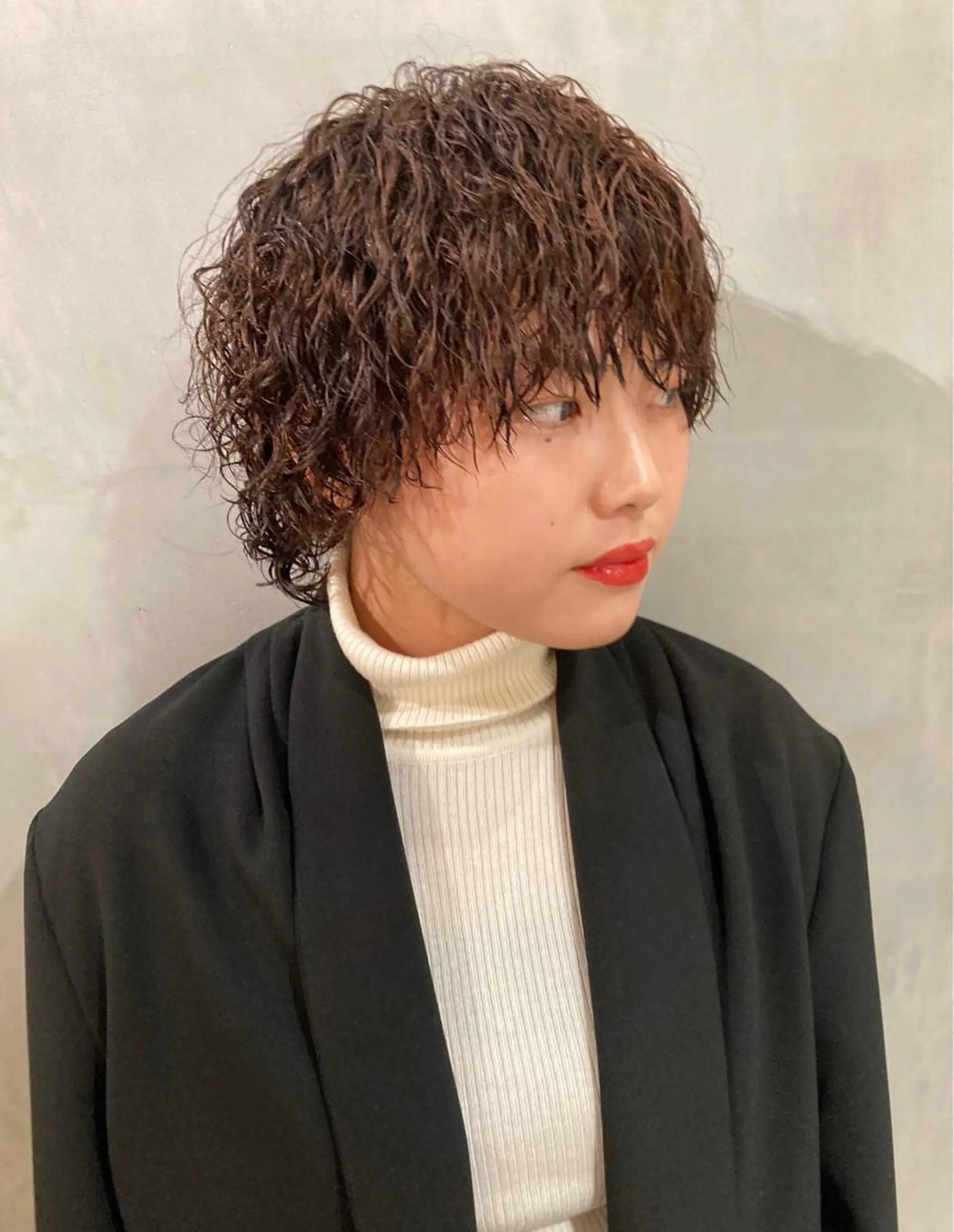 ショート パーマ 🛑柔らか透明感 カラー🛑大谷のヘアスタイル