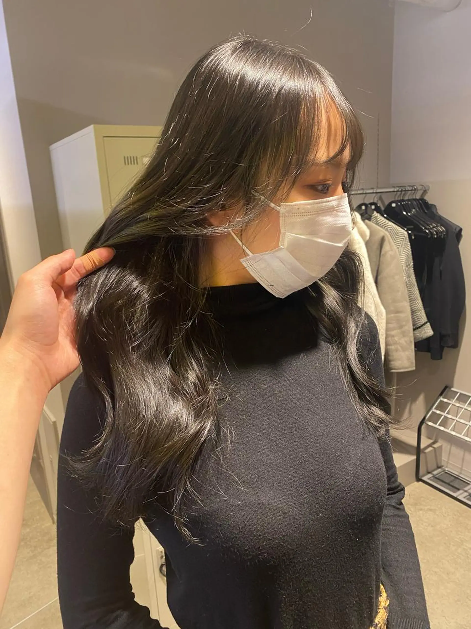 セミロング カラー パーマ ヘアアレンジ メンズ キッズ ネイル マツエク・マツパ カット ヘアカラー トリートメント ヘッドスパ 韓国/トレンド レイヤー【101】のヘアスタイル