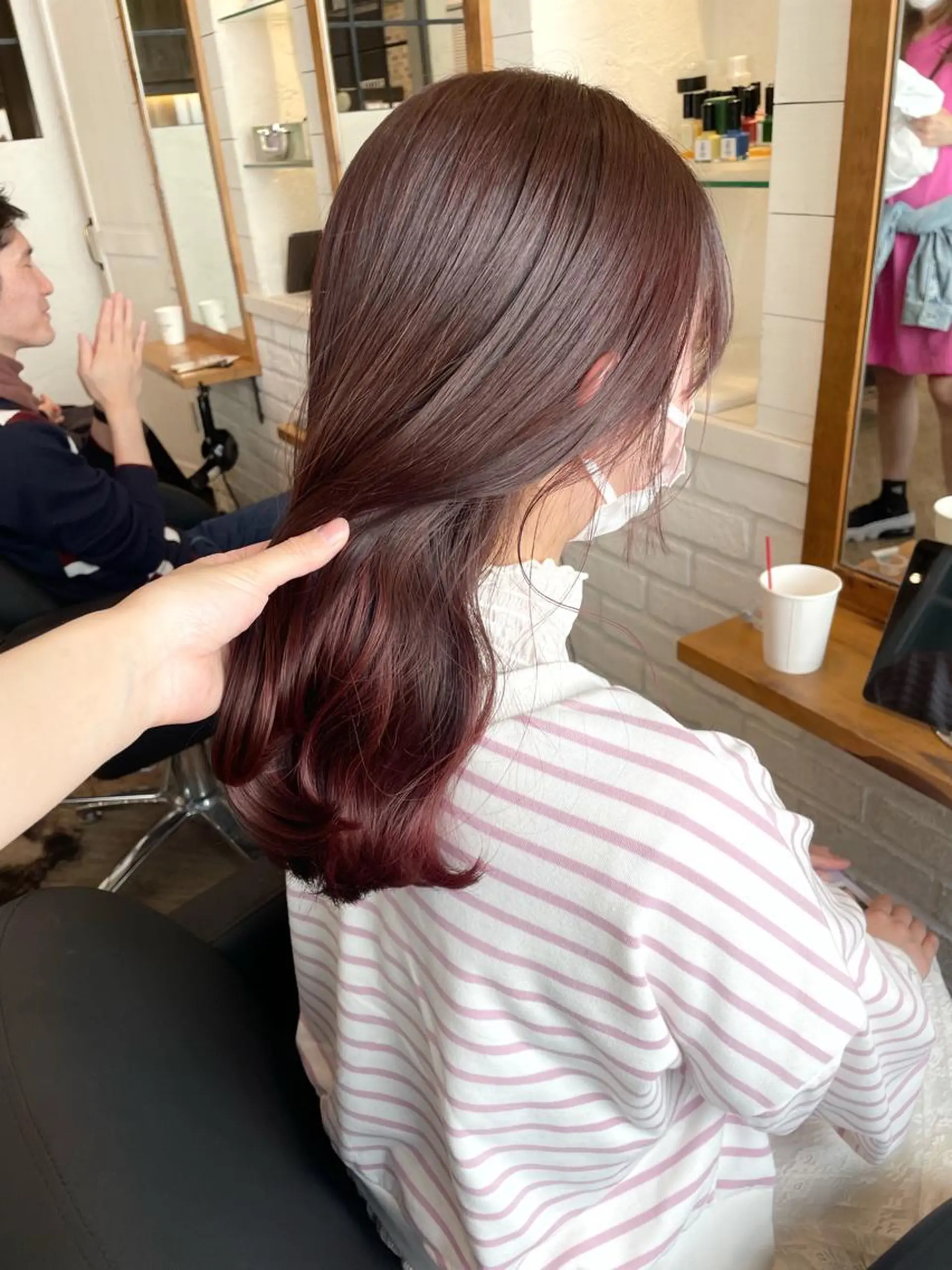ロング ヘアカラー ✨透明感ケアカラー✨ 長野ゆきなのヘアスタイル