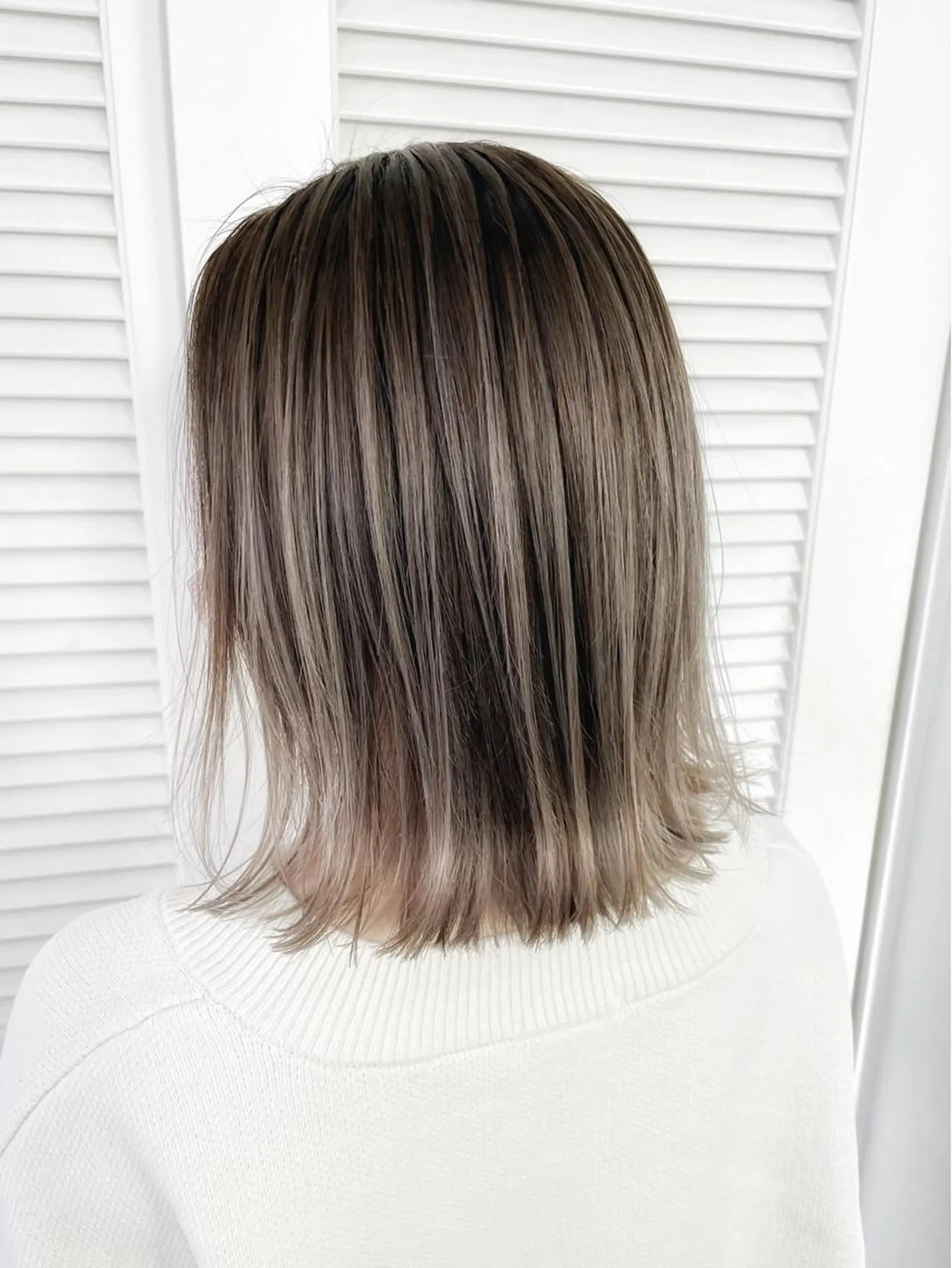 ミディアム カラー かわさき ともやのヘアスタイル