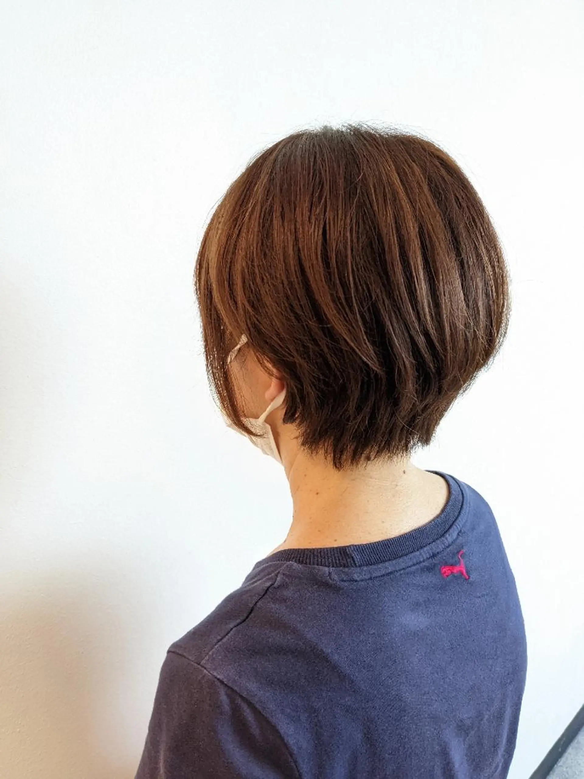 ショート 丸みショート ショートヘア カット ヘアカラー トリートメント newi 天王寺　 masakoのヘアスタイル