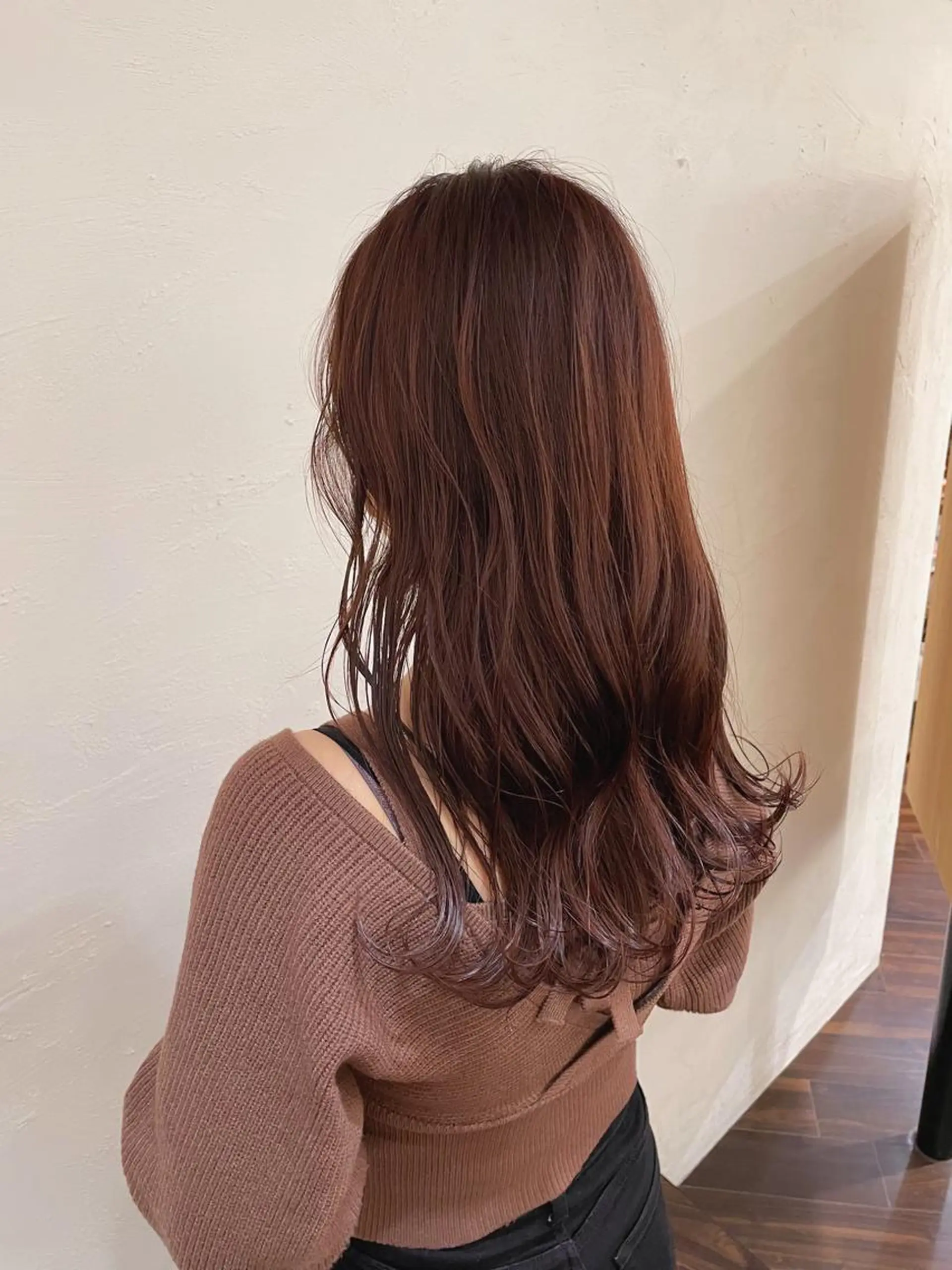 セミロング カラー 冨木 雄斗のヘアスタイル