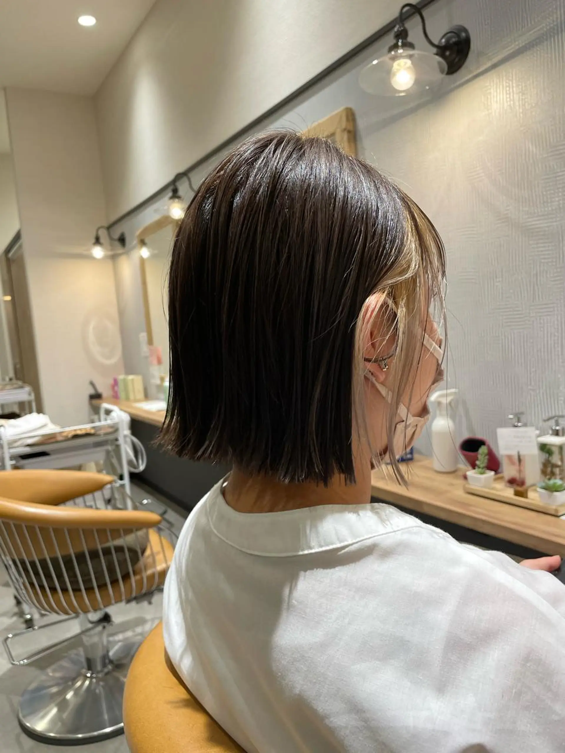 ショート カラー インナーカラー RONDEL 伽那のヘアスタイル