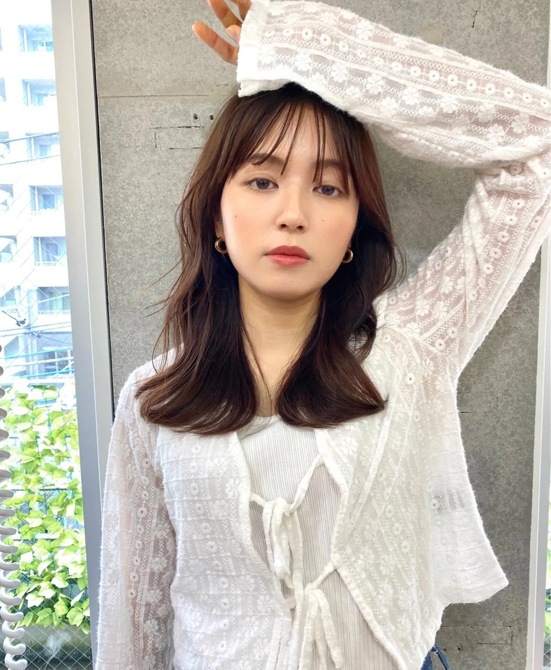 ミディアム カラー 似合わせレイヤー 🇰🇷荒木洋文のヘアスタイル