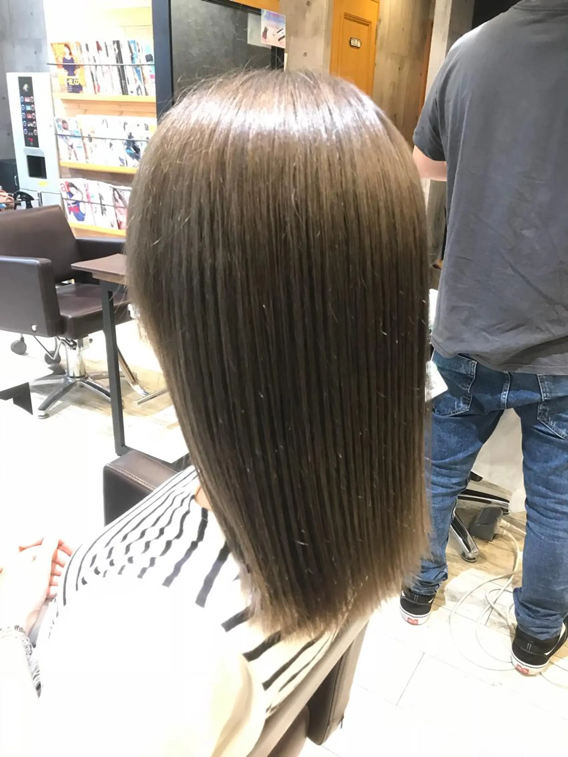 ミディアム カラー パーマ ヘアアレンジ メンズ キッズ ネイル マツエク・マツパ EnBlesS西宮 マンツーマン神道有基のヘアスタイル