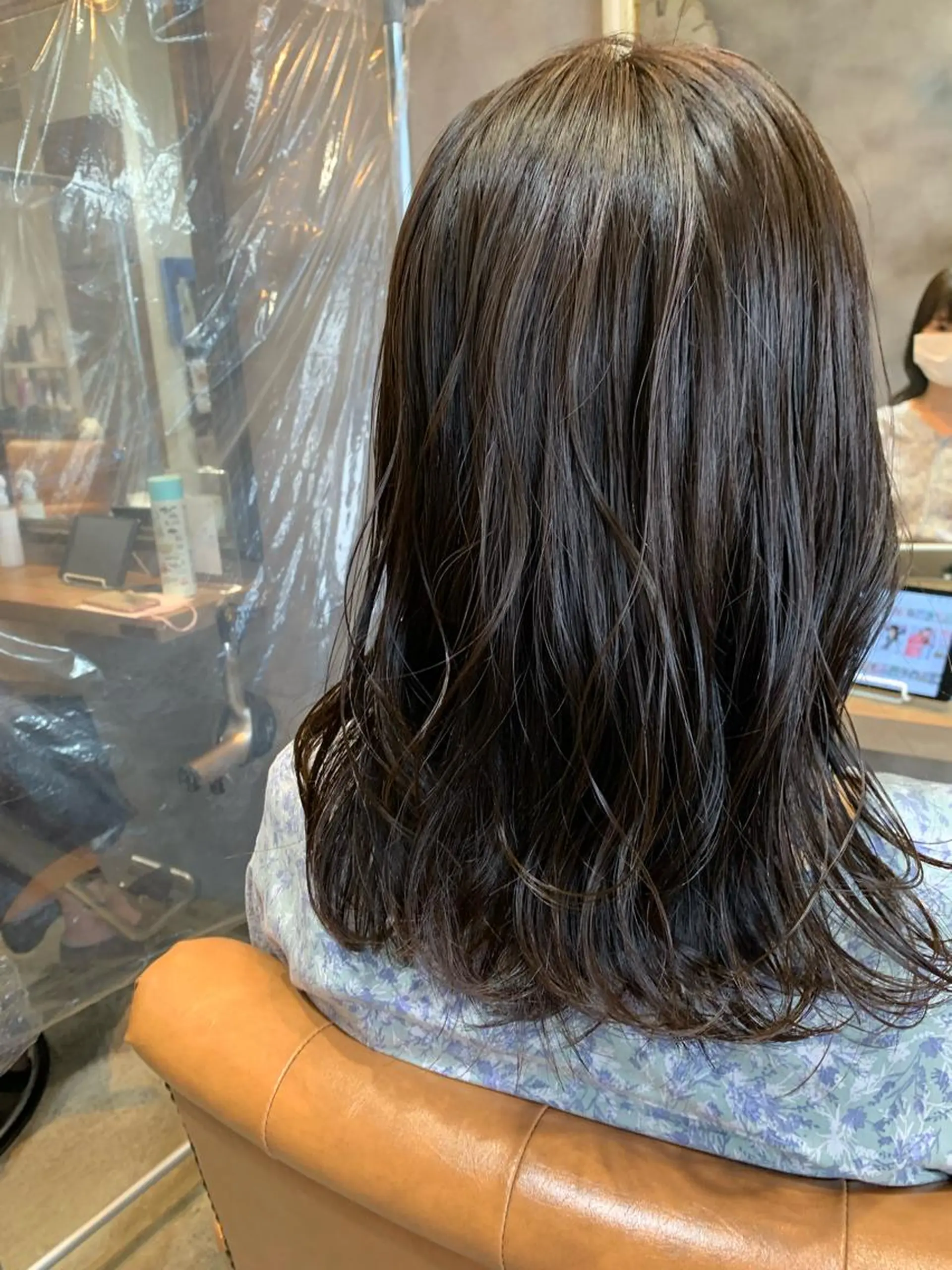 セミロング カラー グレージュ SOYON 🤍CHIZU🤍.のヘアスタイル