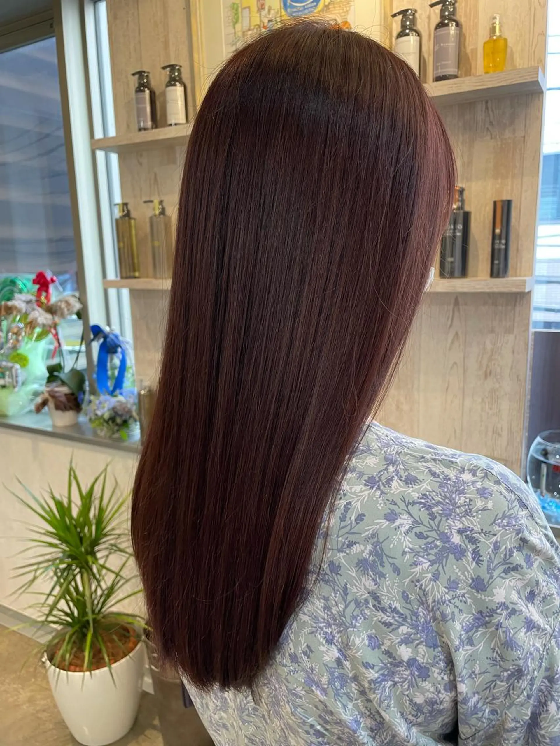 ロング ピンクブラウン 透明感カラー💎 AYAのヘアスタイル