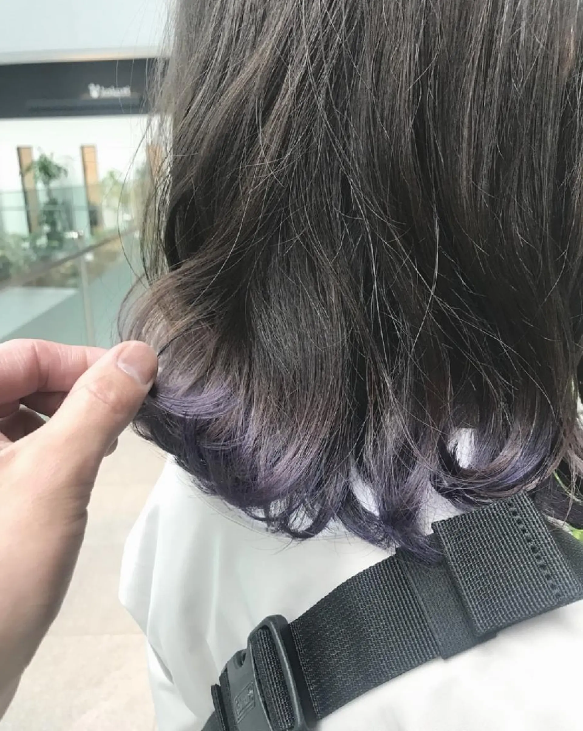 ミディアム カラー ブルーカラー ブルージュ パープルカラー 武士沢ヤスヒロ  髪質改善/KEMAのその他イメージ