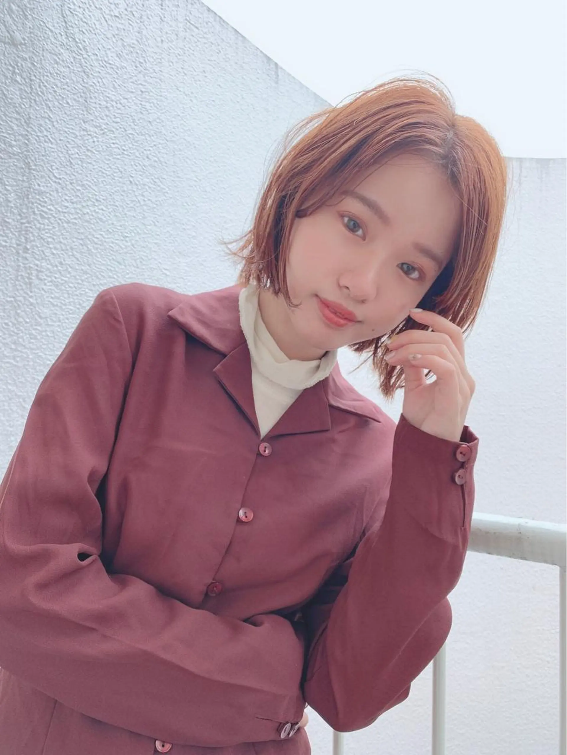 ミディアム カラー パーマ ヘアアレンジ 【公式】amble luxe池袋東口🩷のヘアスタイル