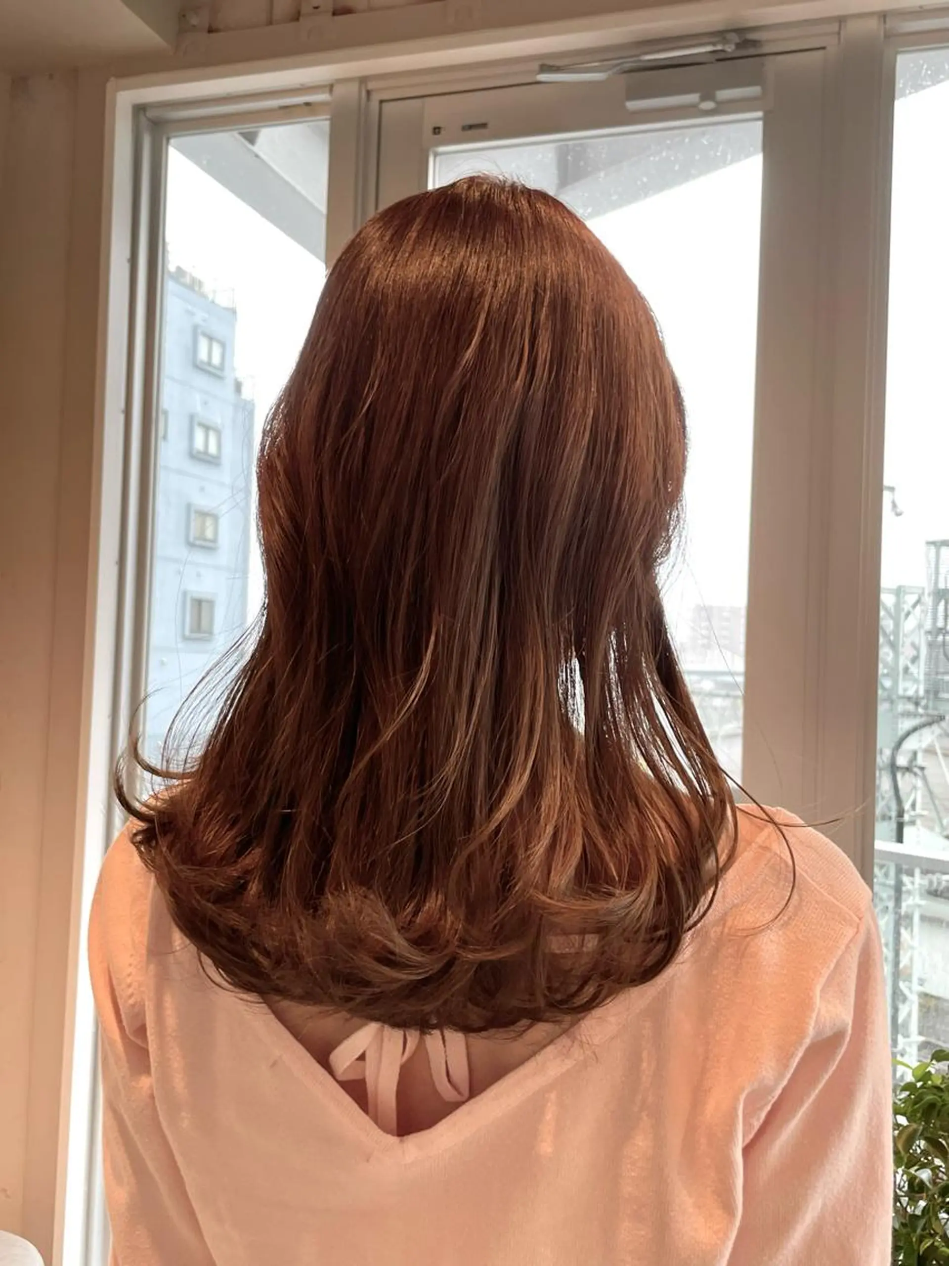 セミロング カラー ヘアカラー トリートメント ✨髪質改善/ハイトー ン/艶髪高山のヘアスタイル