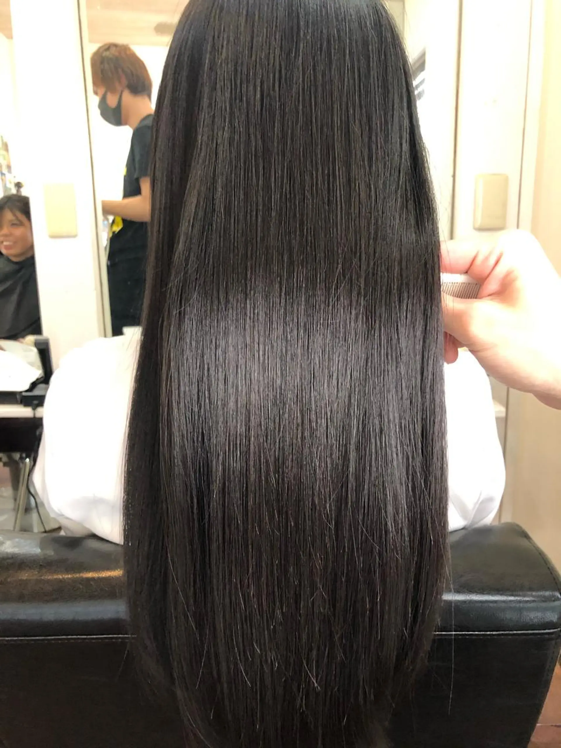 ロング 縮毛矯正 縮毛矯正の達人 ☆　松本のヘアスタイル