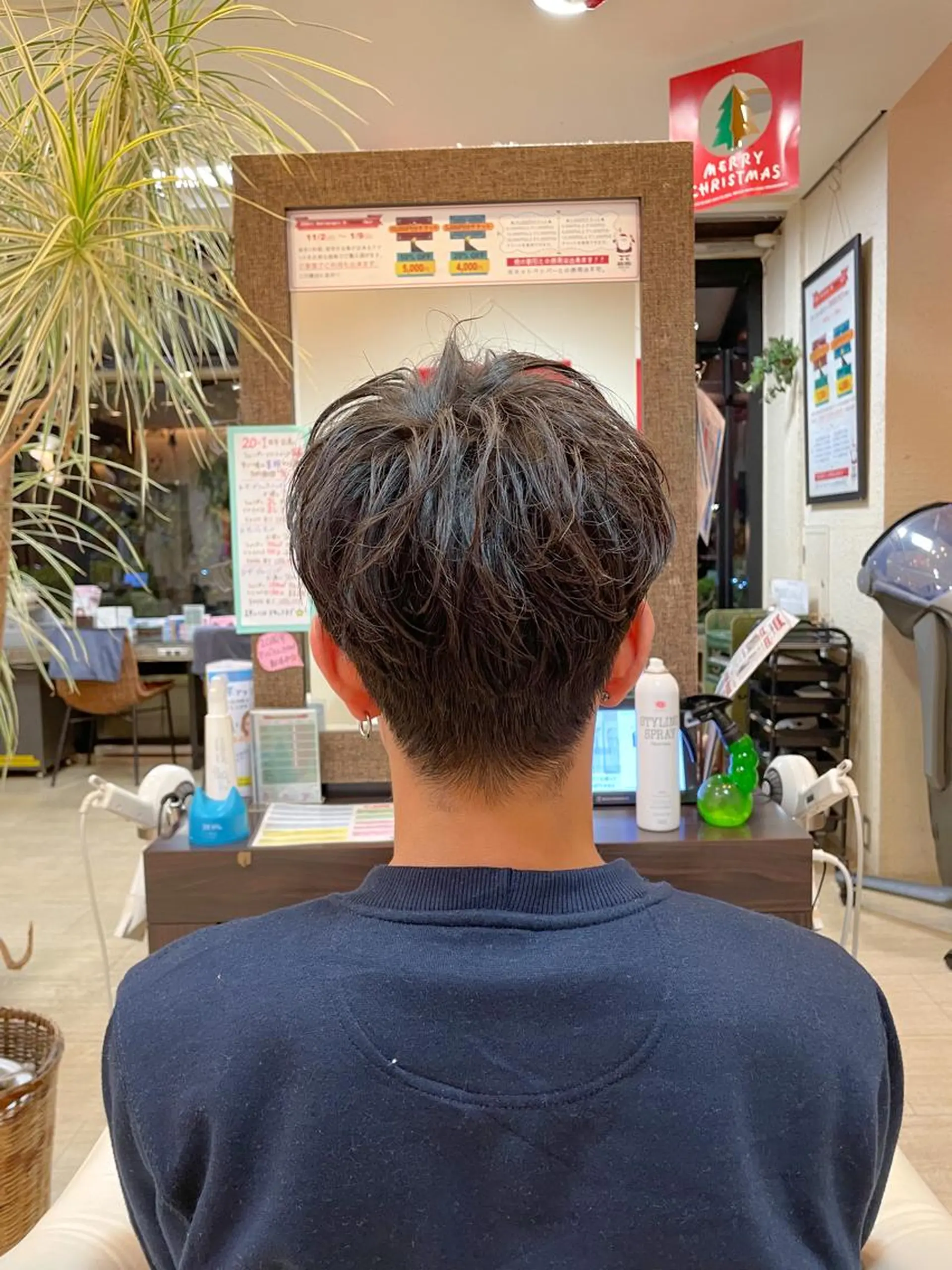 ミディアム メンズ メンズパーマ 赤司 泰樹のヘアスタイル