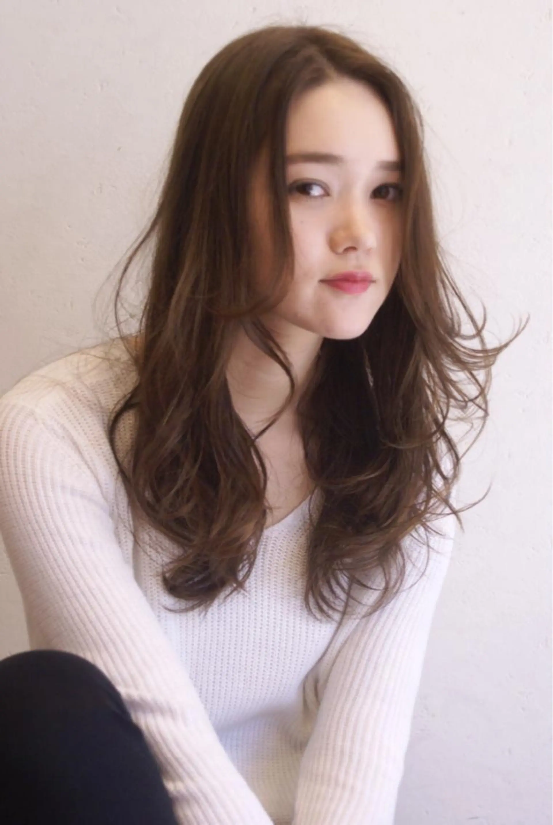 ロング カラー ベージュカラー ハイライトカラー ハイライト みうら ミウラのヘアスタイル