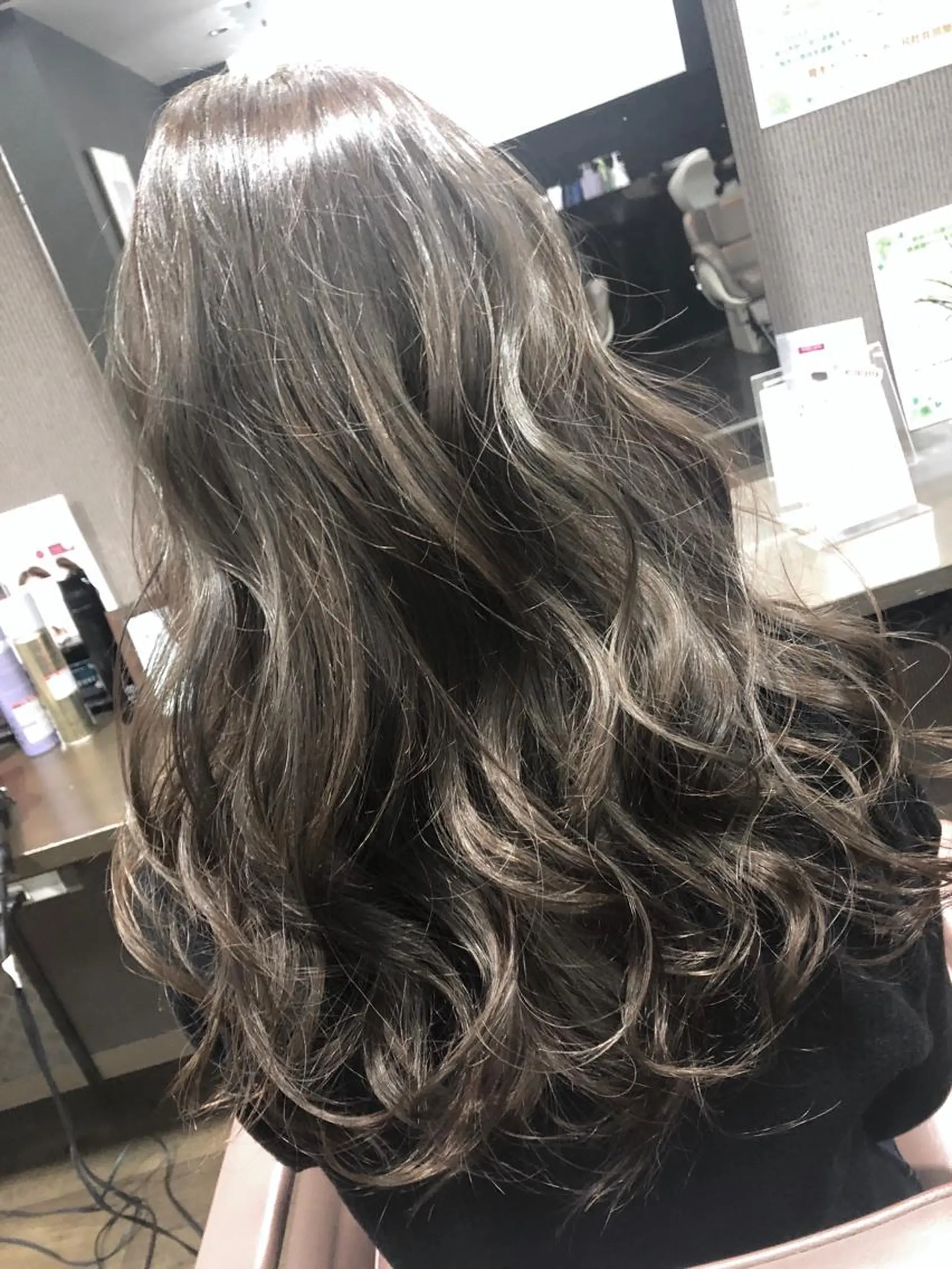 ロング カラー カット ヘアカラー トリートメント pep natsumiのヘアスタイル