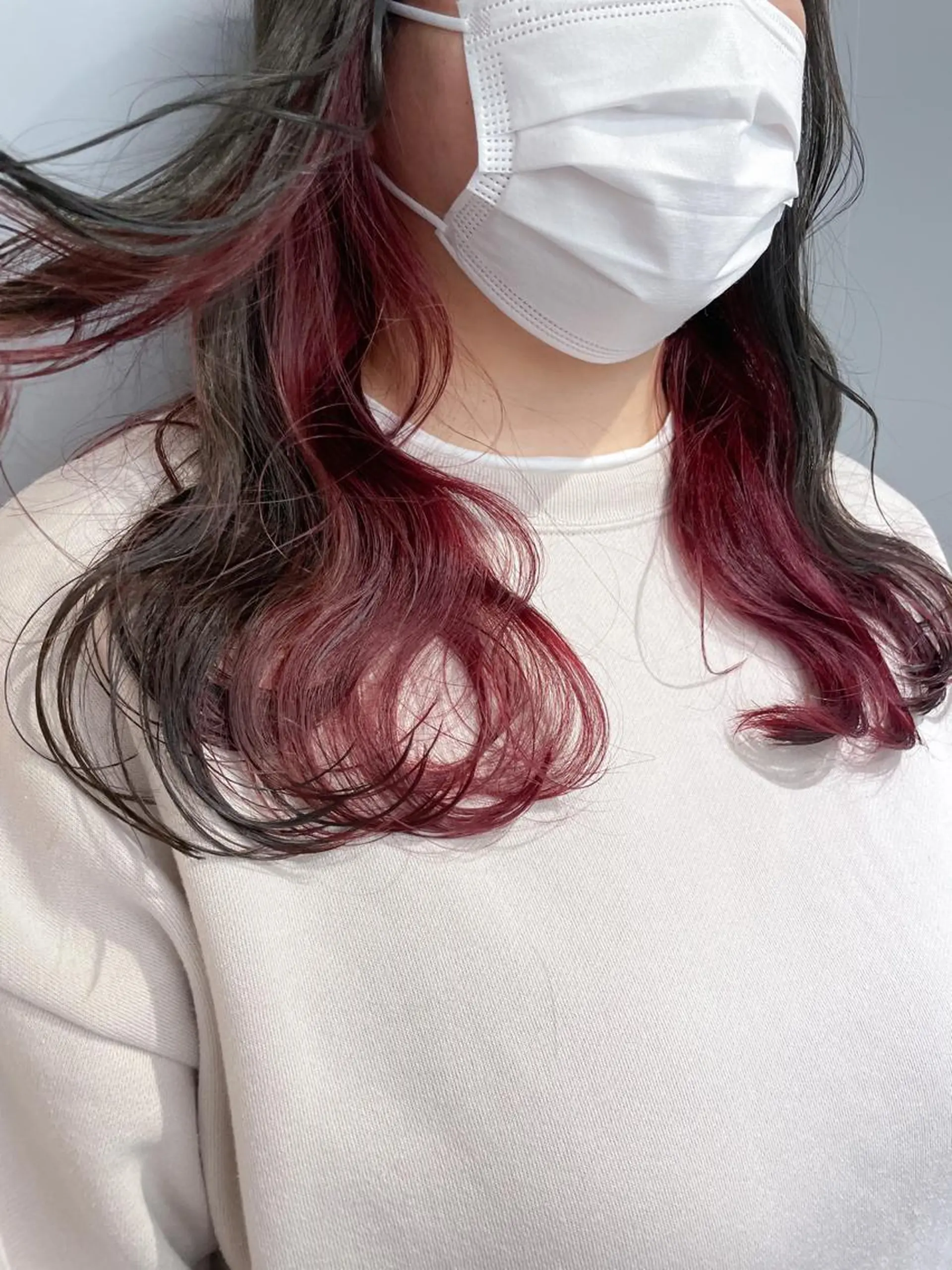 セミロング カラー ヘアアレンジ cherir髪質改善 パーソナルカラー診断のヘアスタイル