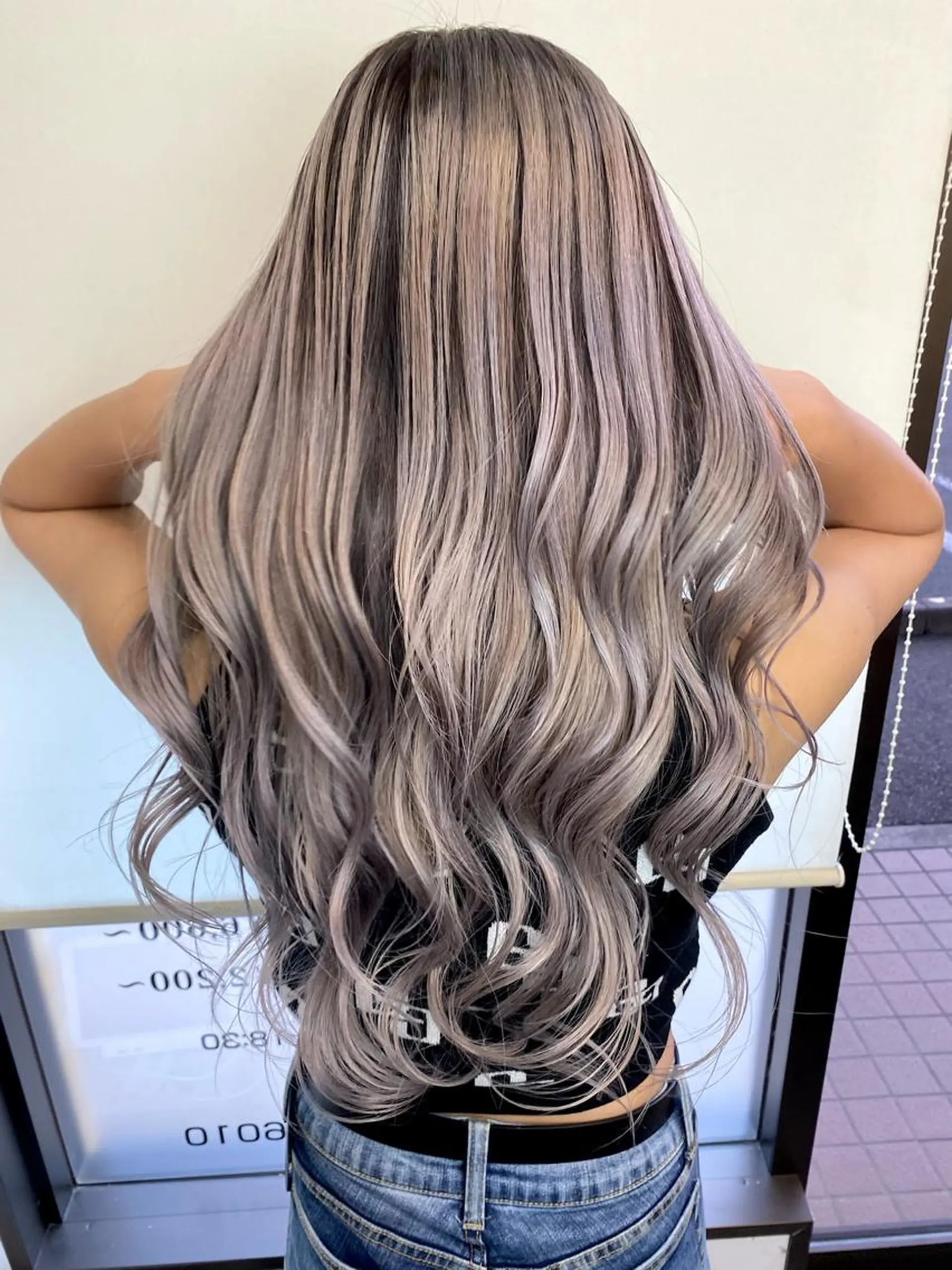 ロング カラー カット ヘアカラー トリートメント peg.hair所属・ブリーチカラー🫧 森　凪沙のヘアスタイル