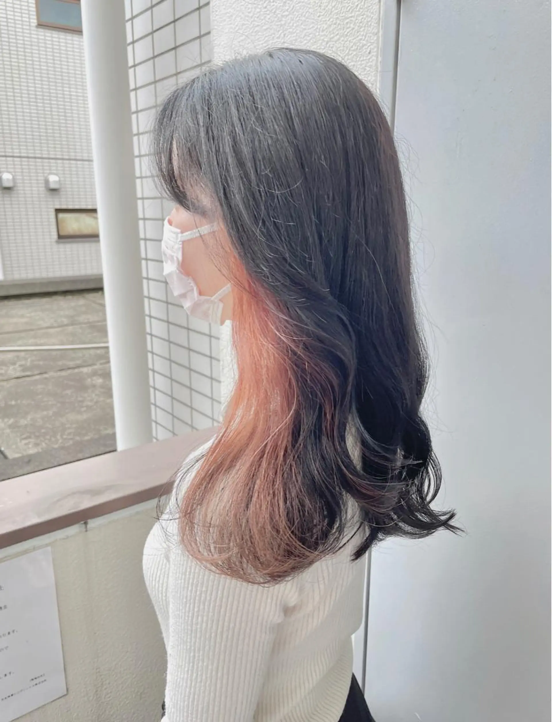 ロング カラー ヘアカラー トリートメント ヘッドスパ ヘアセット ベージュカラー💖 やすひろのヘアスタイル