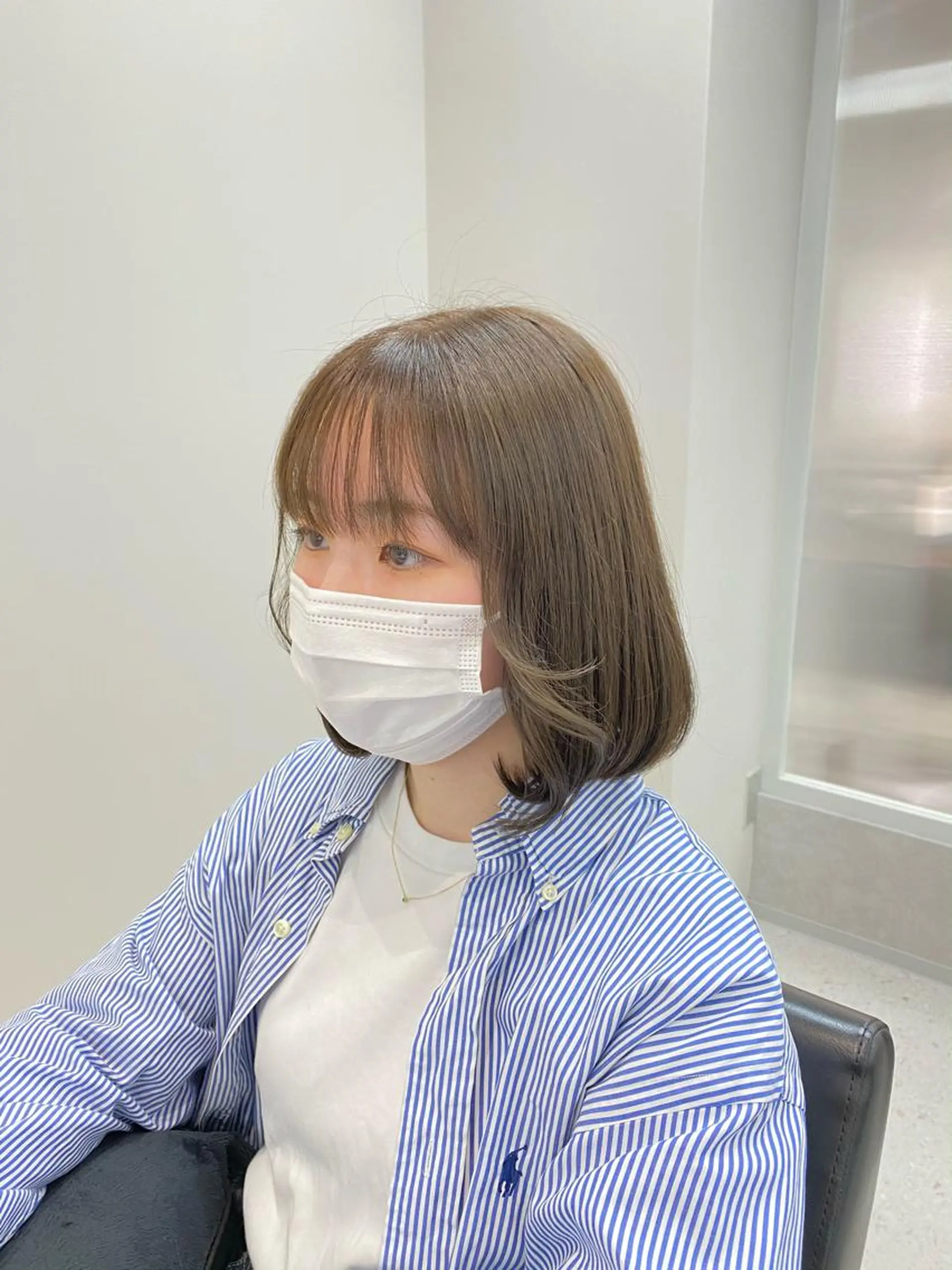 ミディアム カラー 髪質改善 ヒデのヘアスタイル