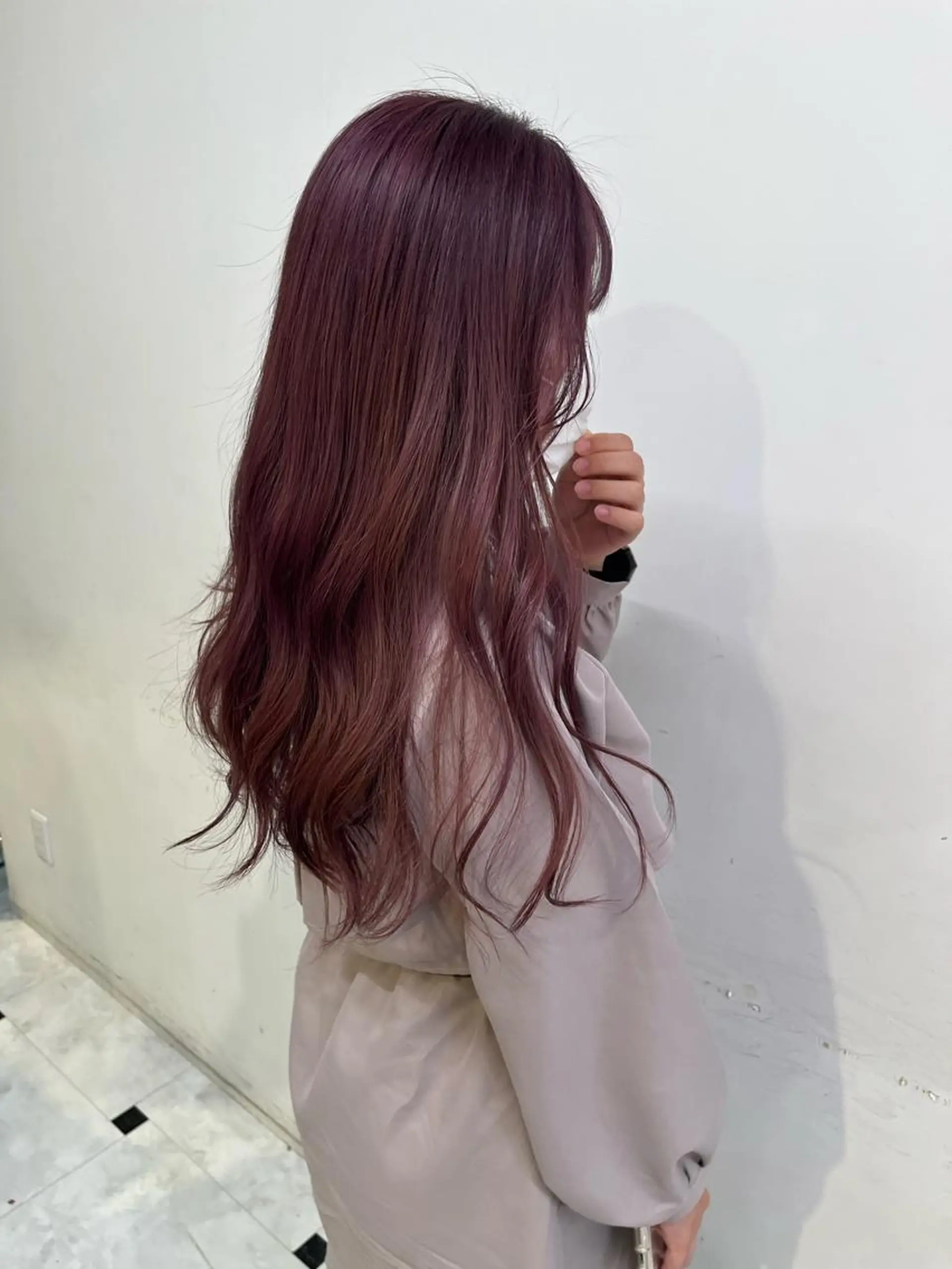 ミディアム ピンクブラウン フレンチガーリー 卒業式のヘアスタイル 髪質改善 トリートメント 愛されカラー🩷 はるなのヘアスタイル