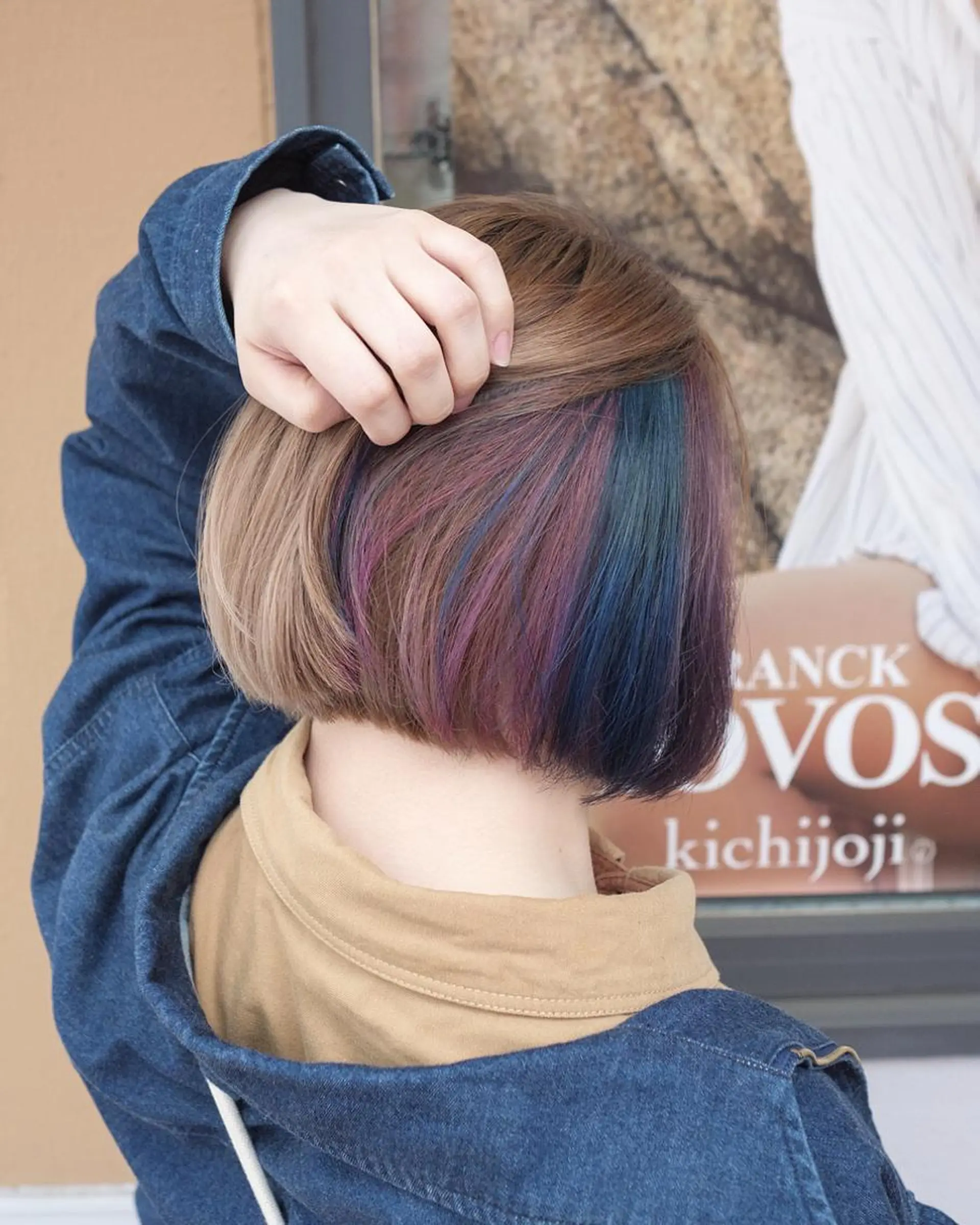 ショート カラー インナーカラー ボブ ヘアカラー SALOWIN 下北沢　No.R所属・カット・ヘアケア特化 戸高昌紀のヘアスタイル