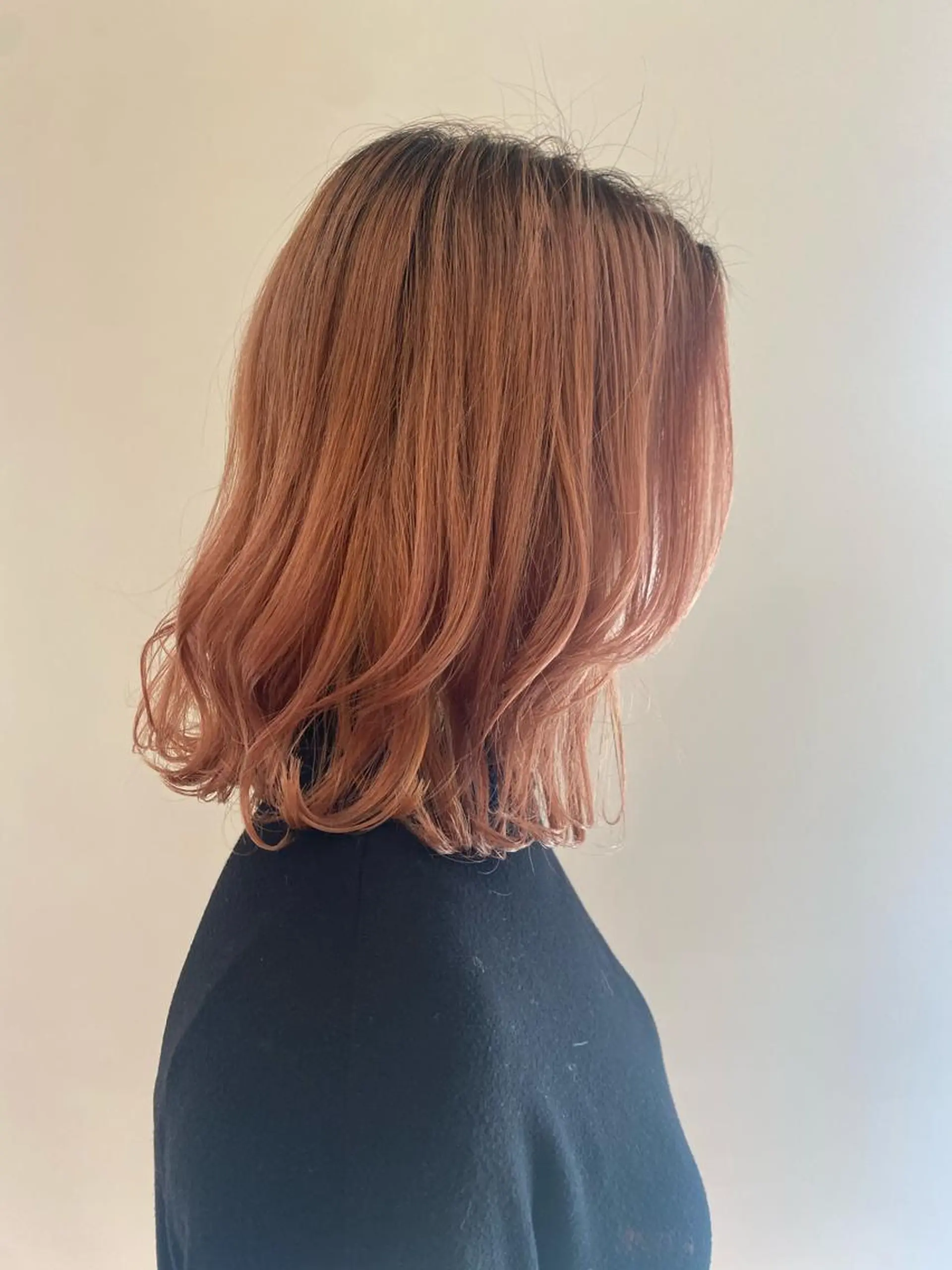 ミディアム オルチャンヘア 水島 悠香子のヘアスタイル