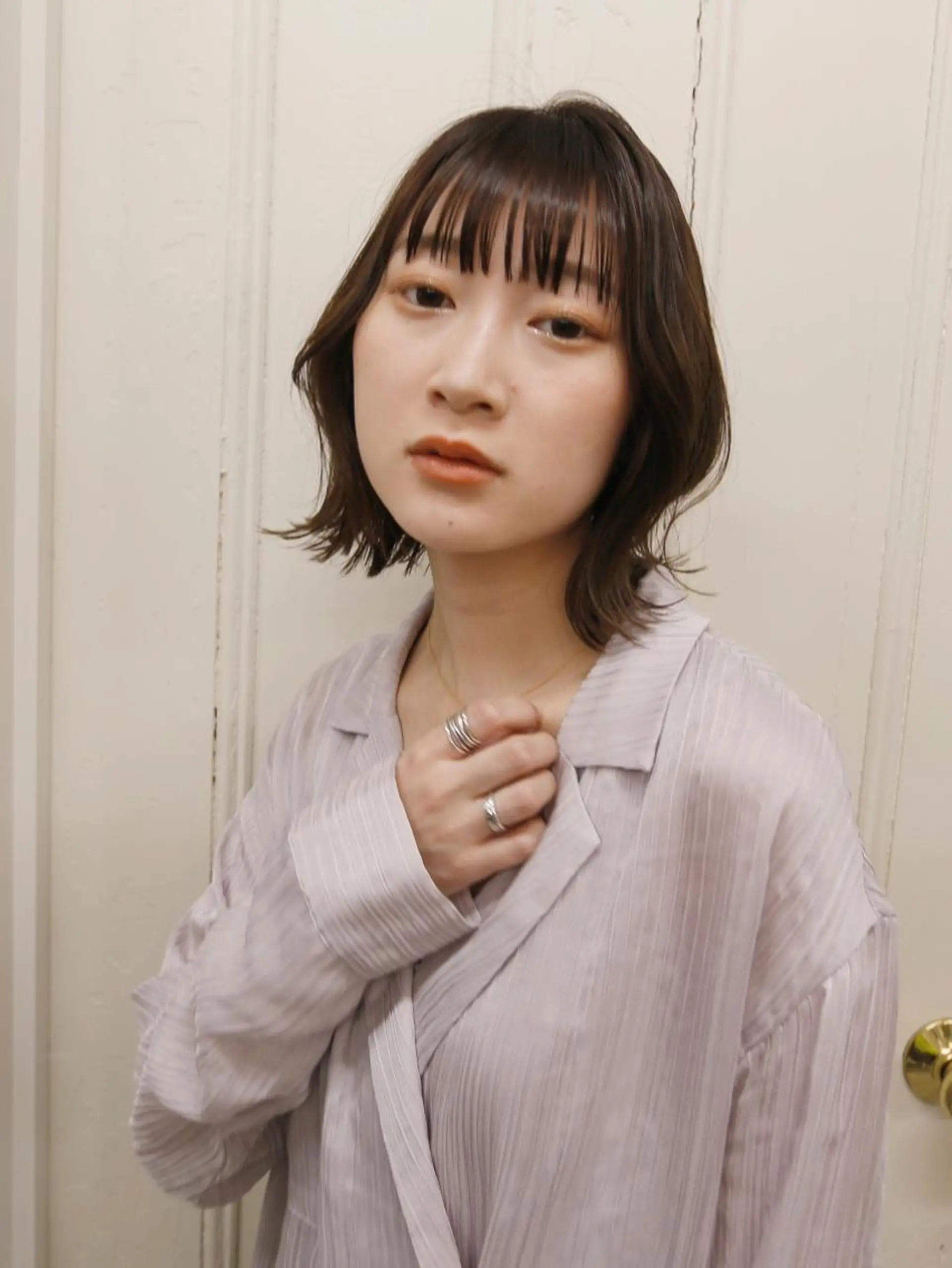 ミディアム irwi所属・Ebihara Satomiのヘアスタイル