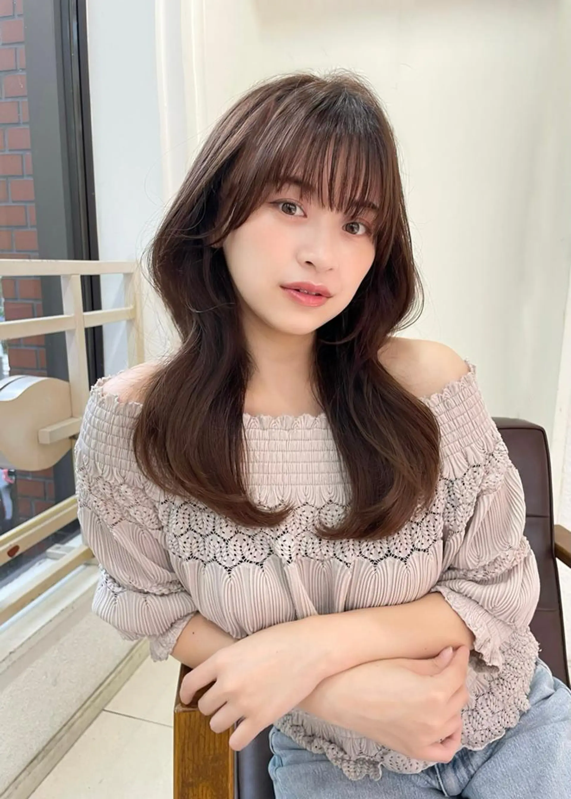 セミロング 【地毛風縮毛矯正】 ヒカルのヘアスタイル