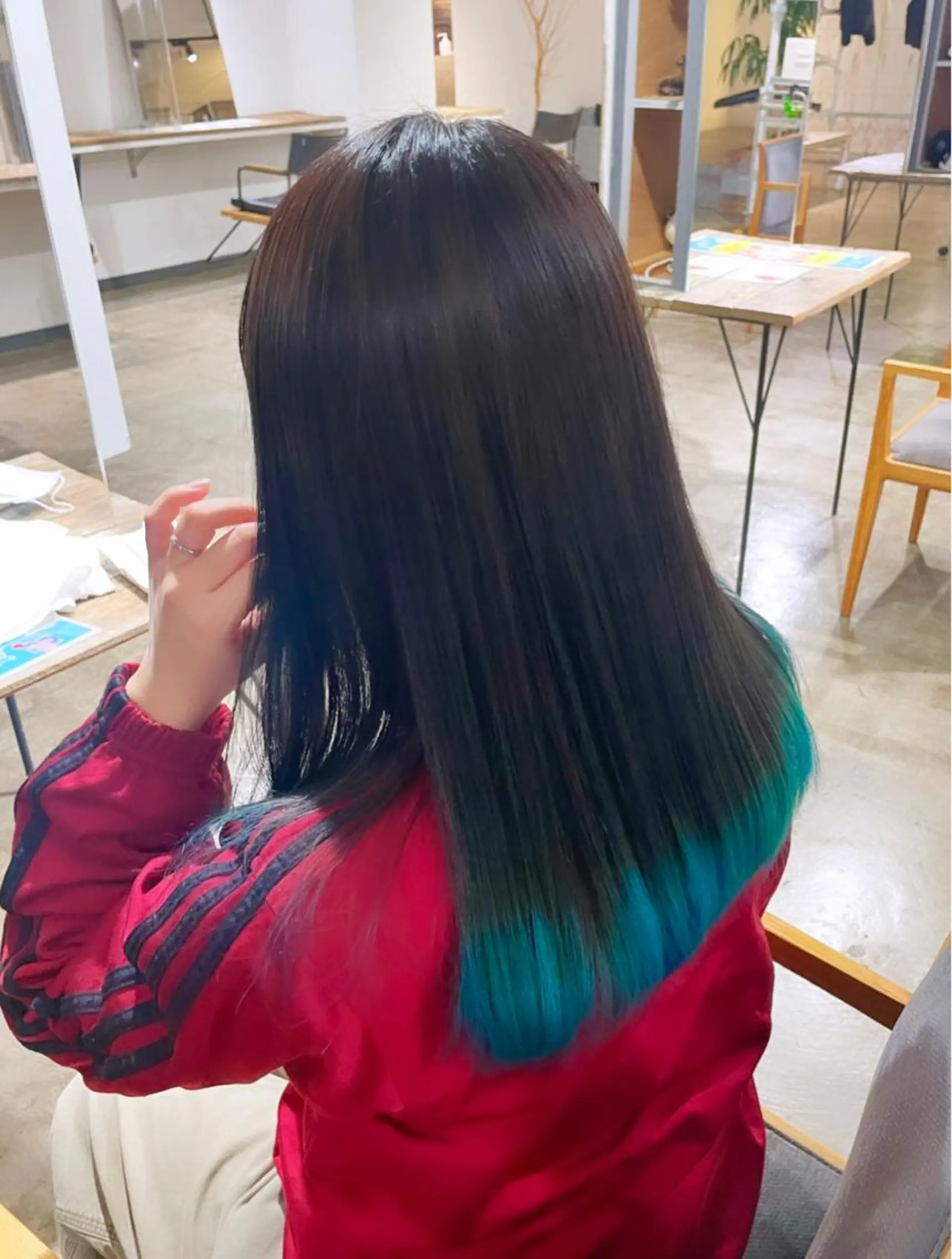 セミロング カラー ベージュカラー ブリーチ デザインカラー ダブルカラー グレージュ 暖色カラー🍒 ケアブリーチ/akiのヘアスタイル