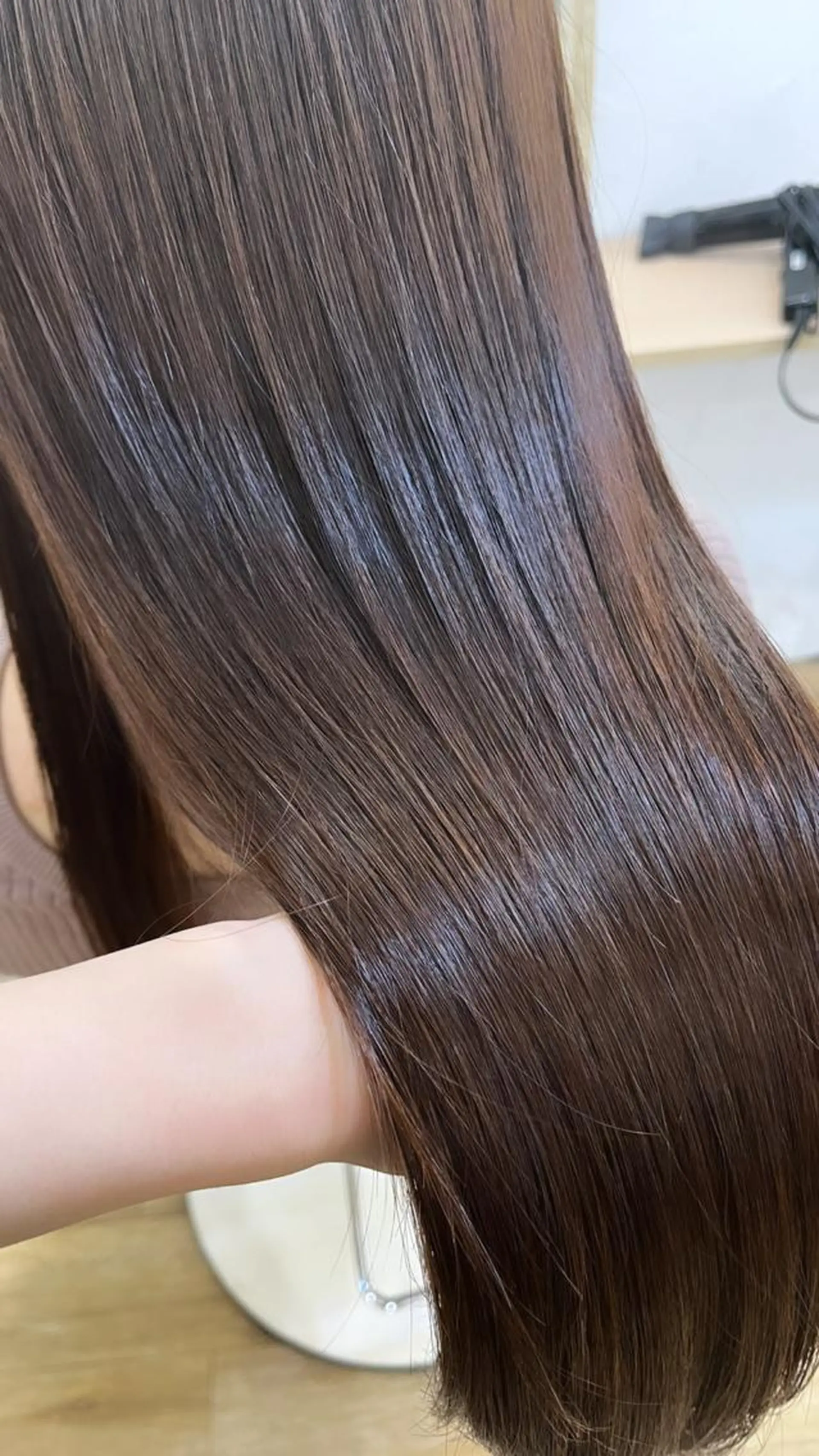 ロング 縮毛矯正 美髪特化韓国へア ❤︎nanami❤︎のヘアスタイル