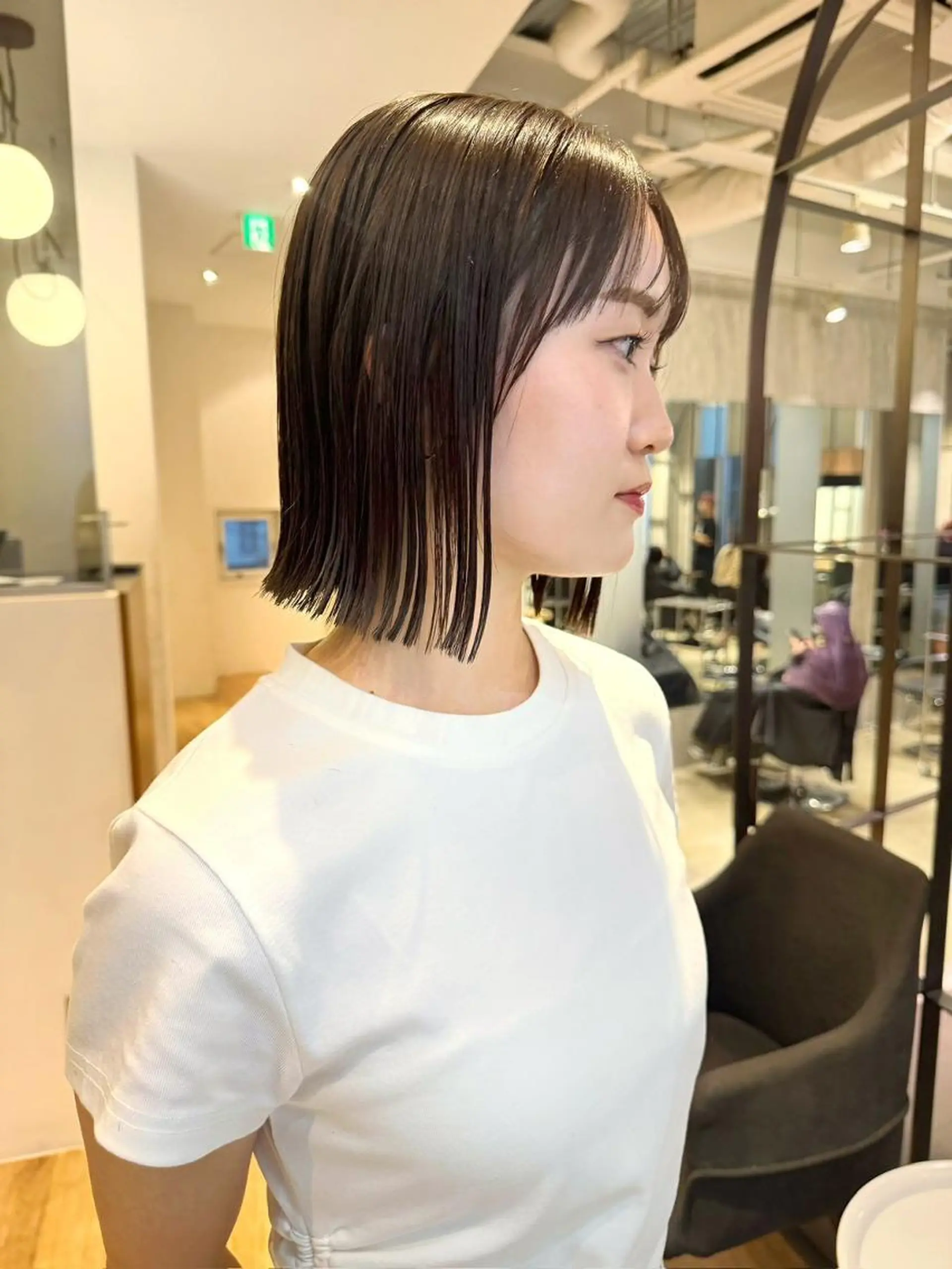 ミディアム カラー カット ヘアカラー レイヤー/パーマ 透明感カラー倉持弘人のヘアスタイル