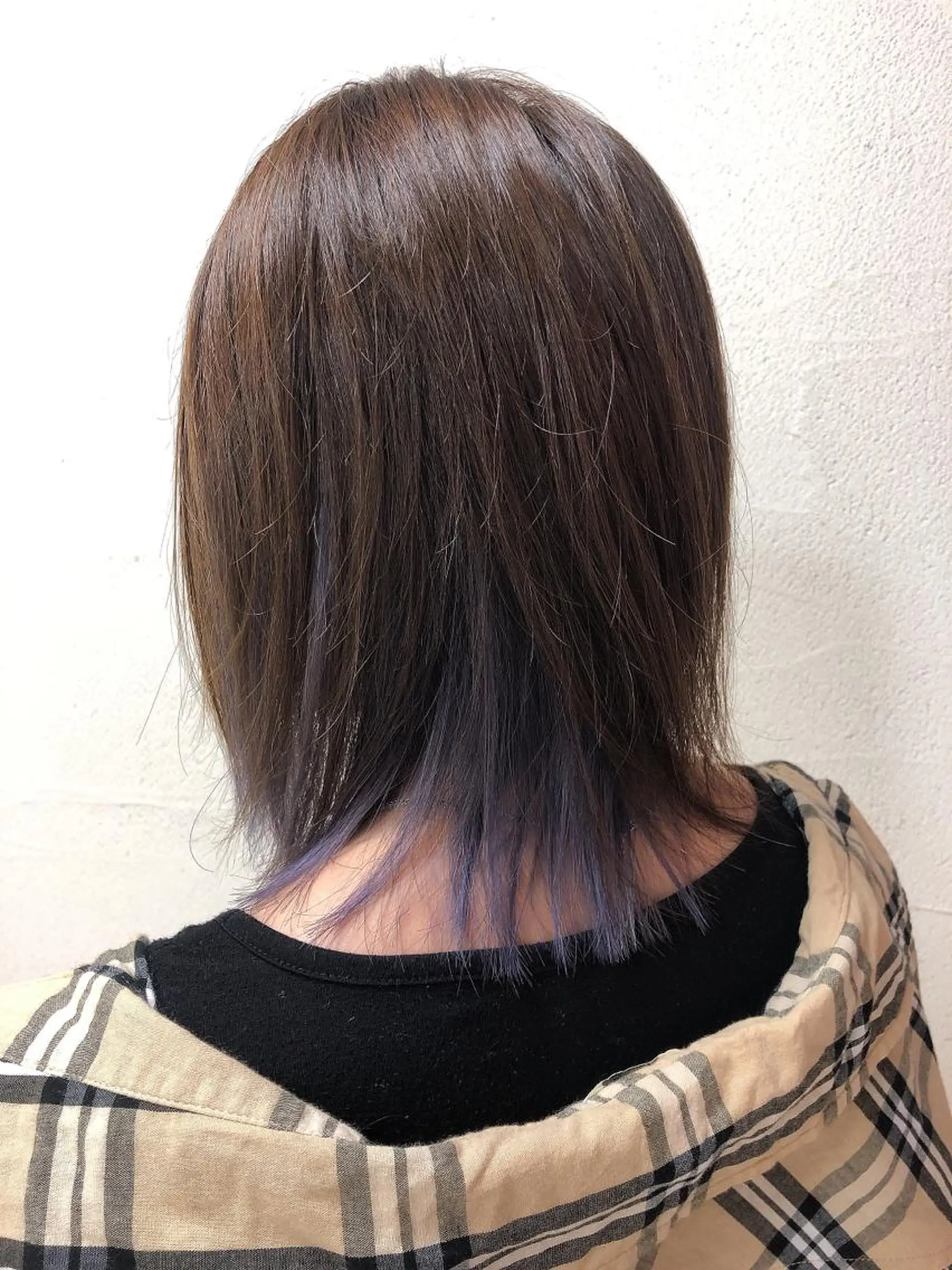 ミディアム ヘアカラー 阿部 美咲のヘアスタイル