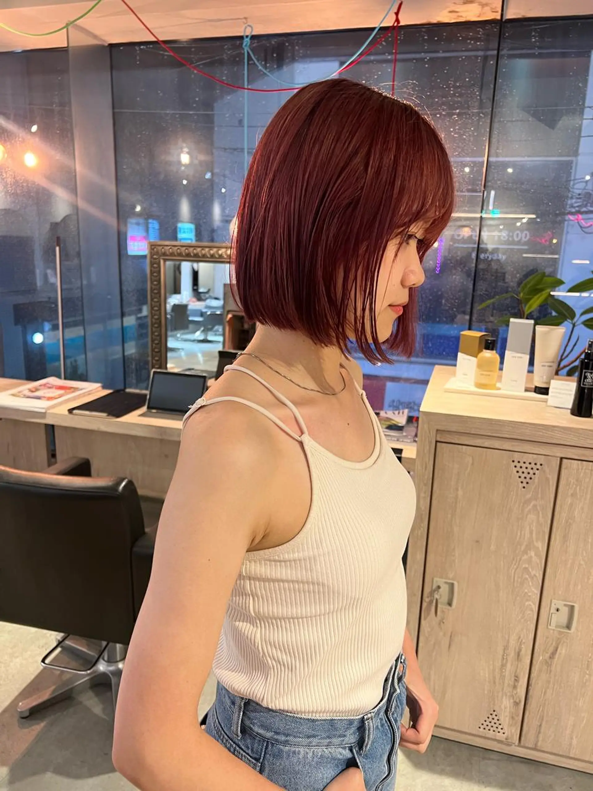 ショート カット ヘアカラー 美髪・シールエクステ ホソタニリョウコのヘアスタイル