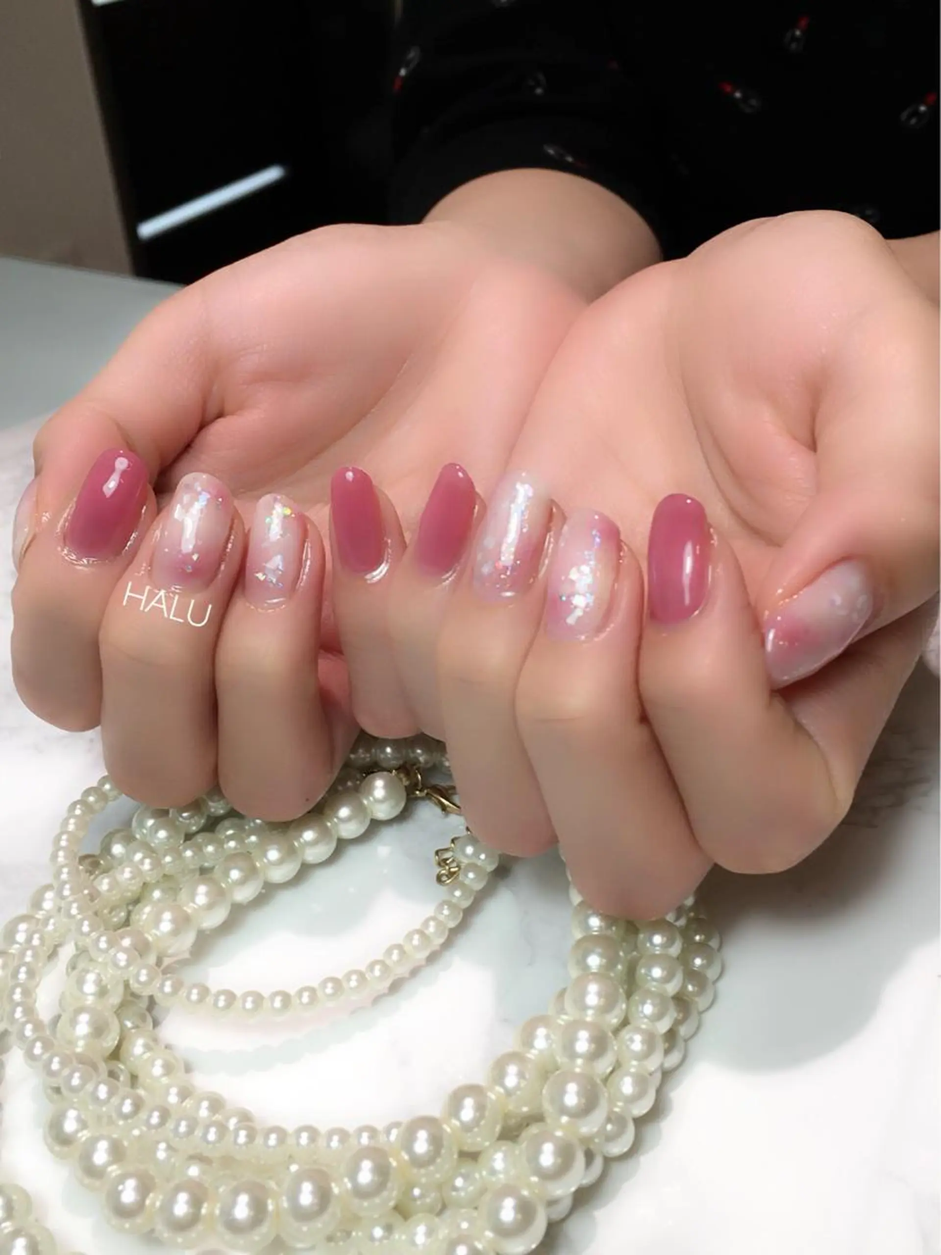 ネイル ラメ(グリッター) HALU ハルのネイルデザイン
