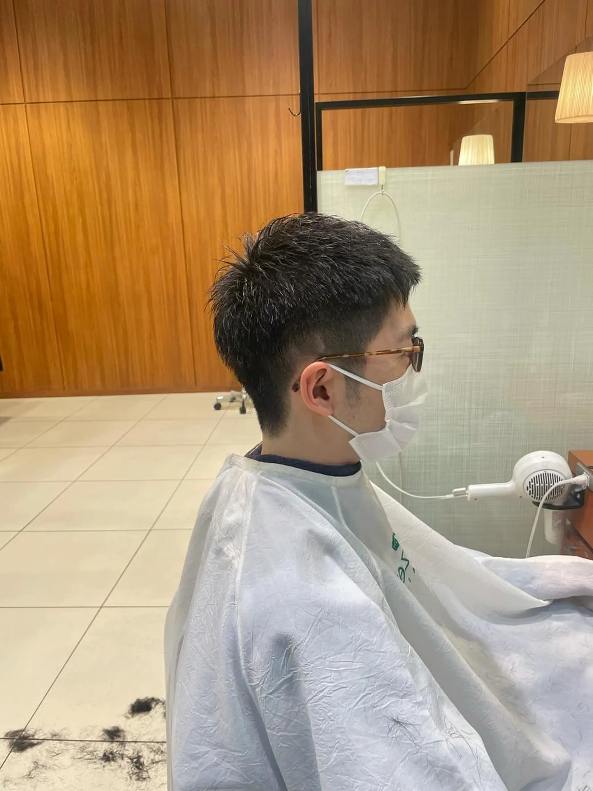 ショート メンズ 髙田 千華 髪質改善ストレートのヘアスタイル