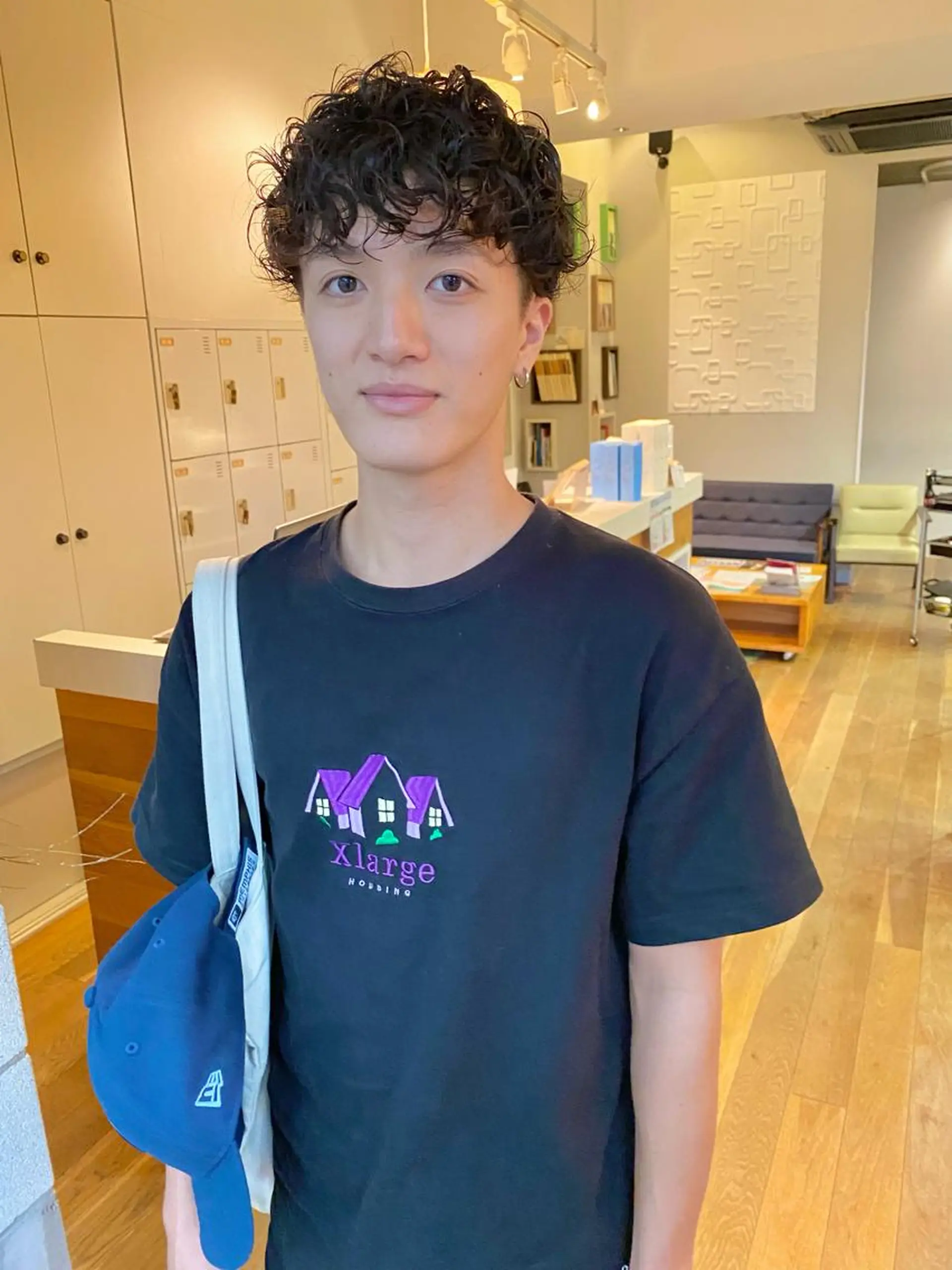 パーマ メンズ メンズパーマ メンズパーマ/フェ ザーパーマ/古川晴輝のヘアスタイル