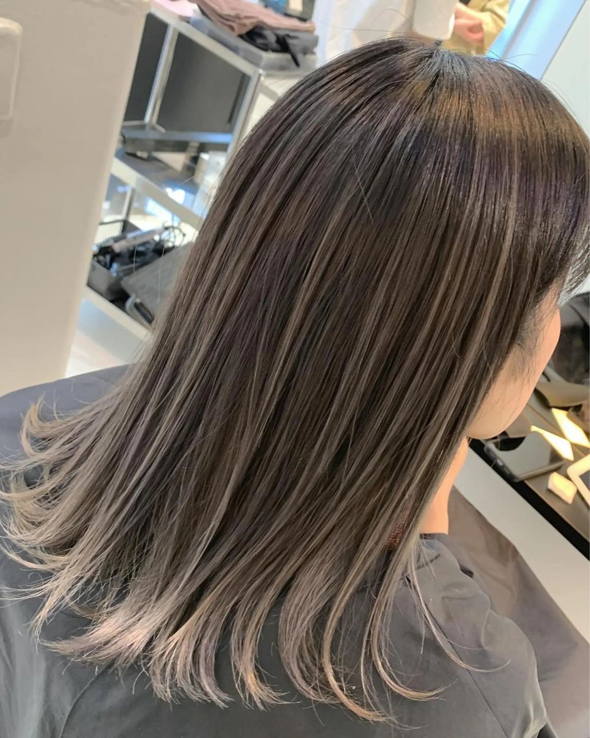 ミディアム カラー ヘアアレンジ 阿部 圭悟のヘアスタイル