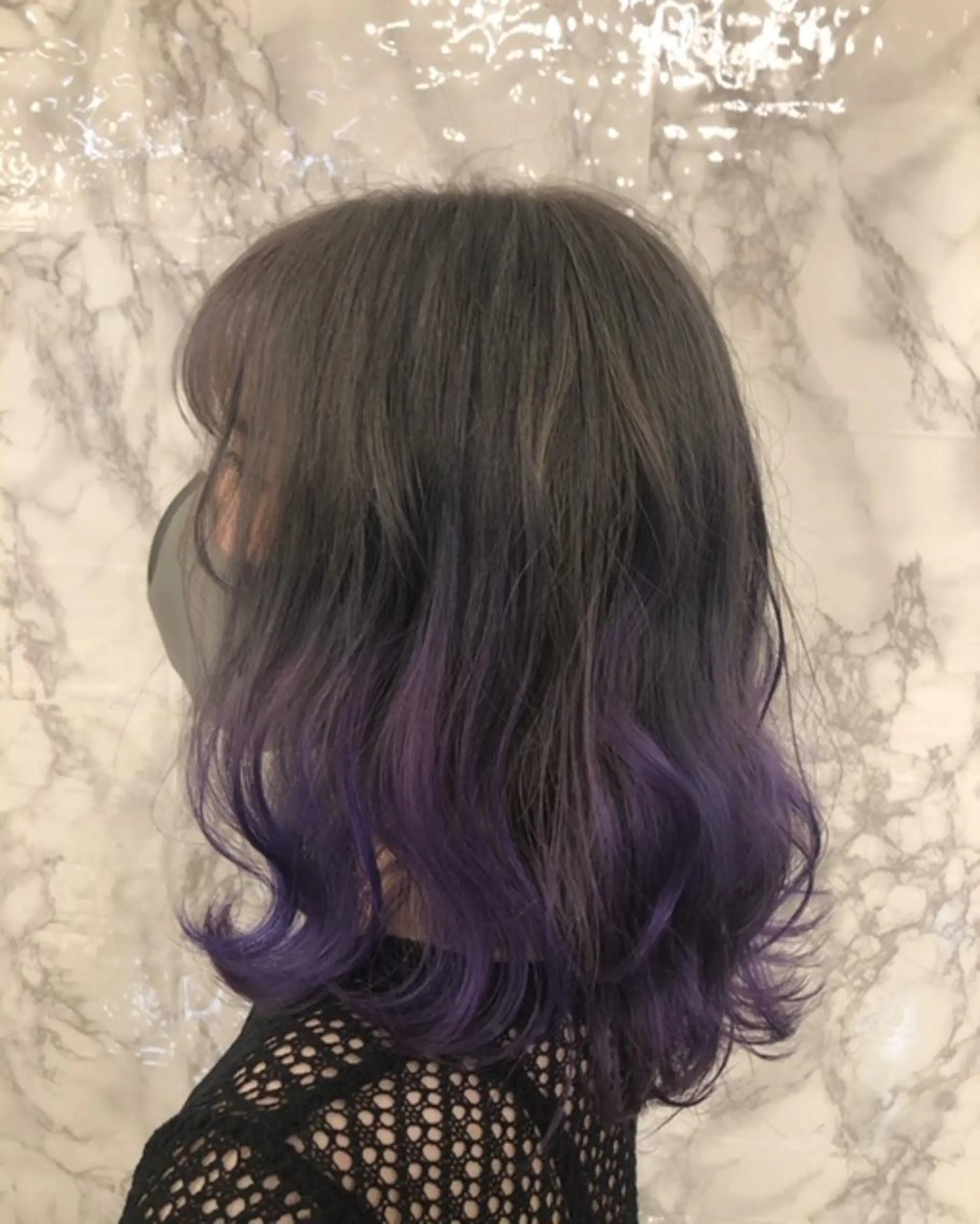 カラー ミディアム ブリーチ ケアブリーチ グレージュ カット ヘアカラー トリートメント 東中野🥇美容室 FLOW東中野店のヘアスタイル