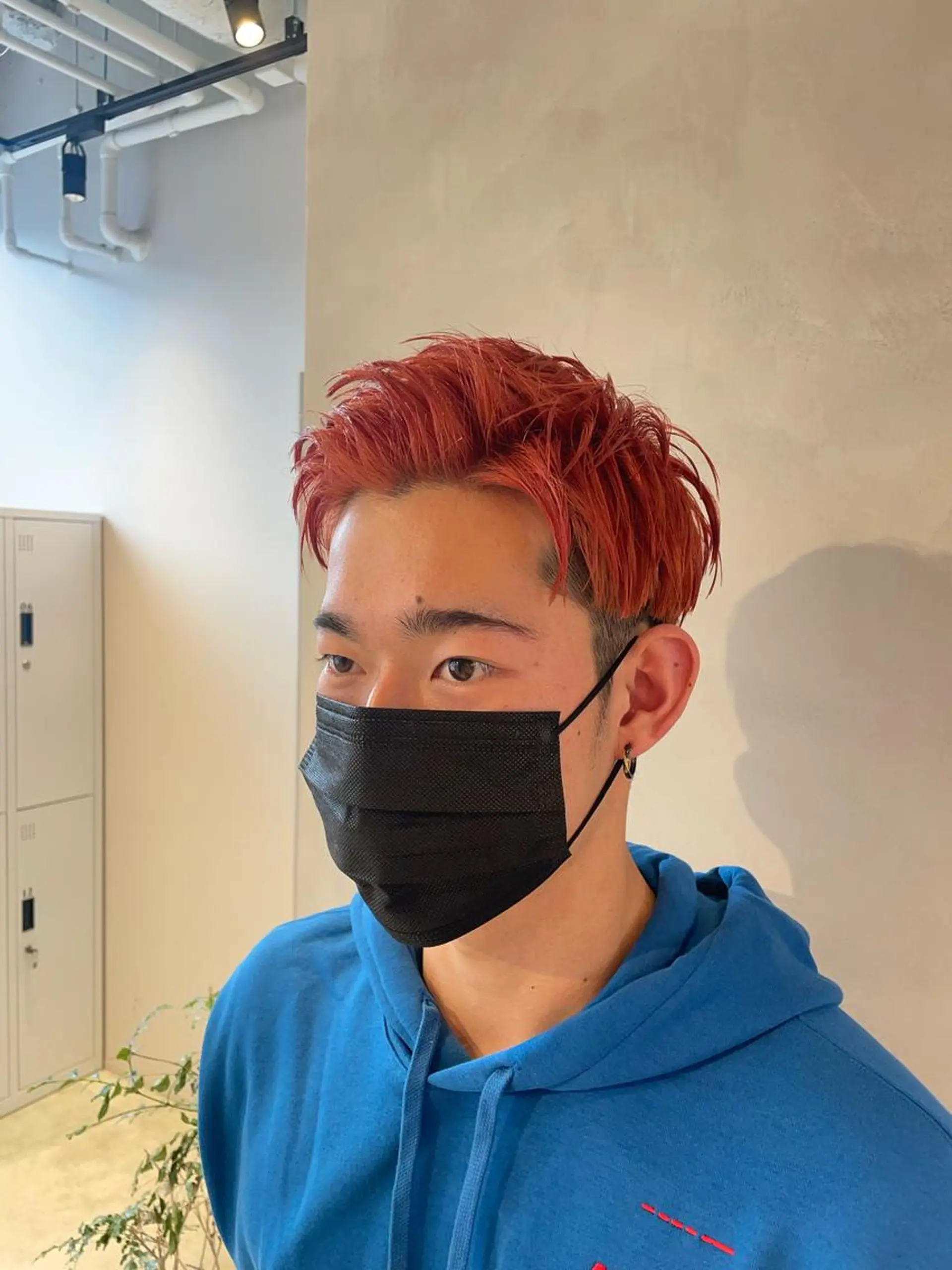 ショート カラー メンズ カット ヘアカラー トリートメント 渋谷レイヤーカット/ 暖色艶カラー🩵高橋のヘアスタイル