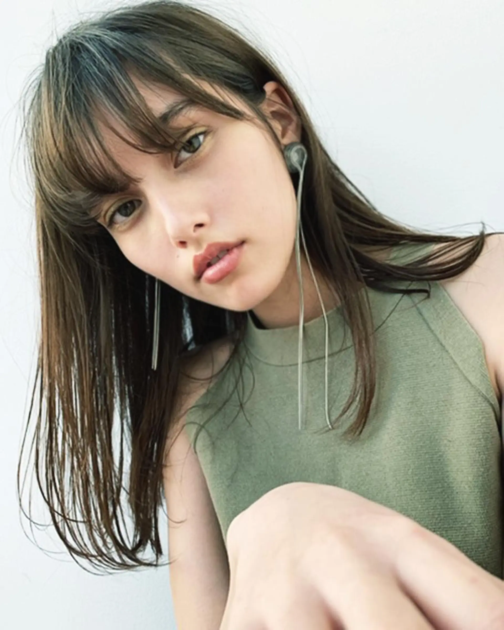 セミロング カラー 透明感カラー ヘアカラー ヘッドスパ 似合わせcut ◎ 倉橋実咲のヘアスタイル