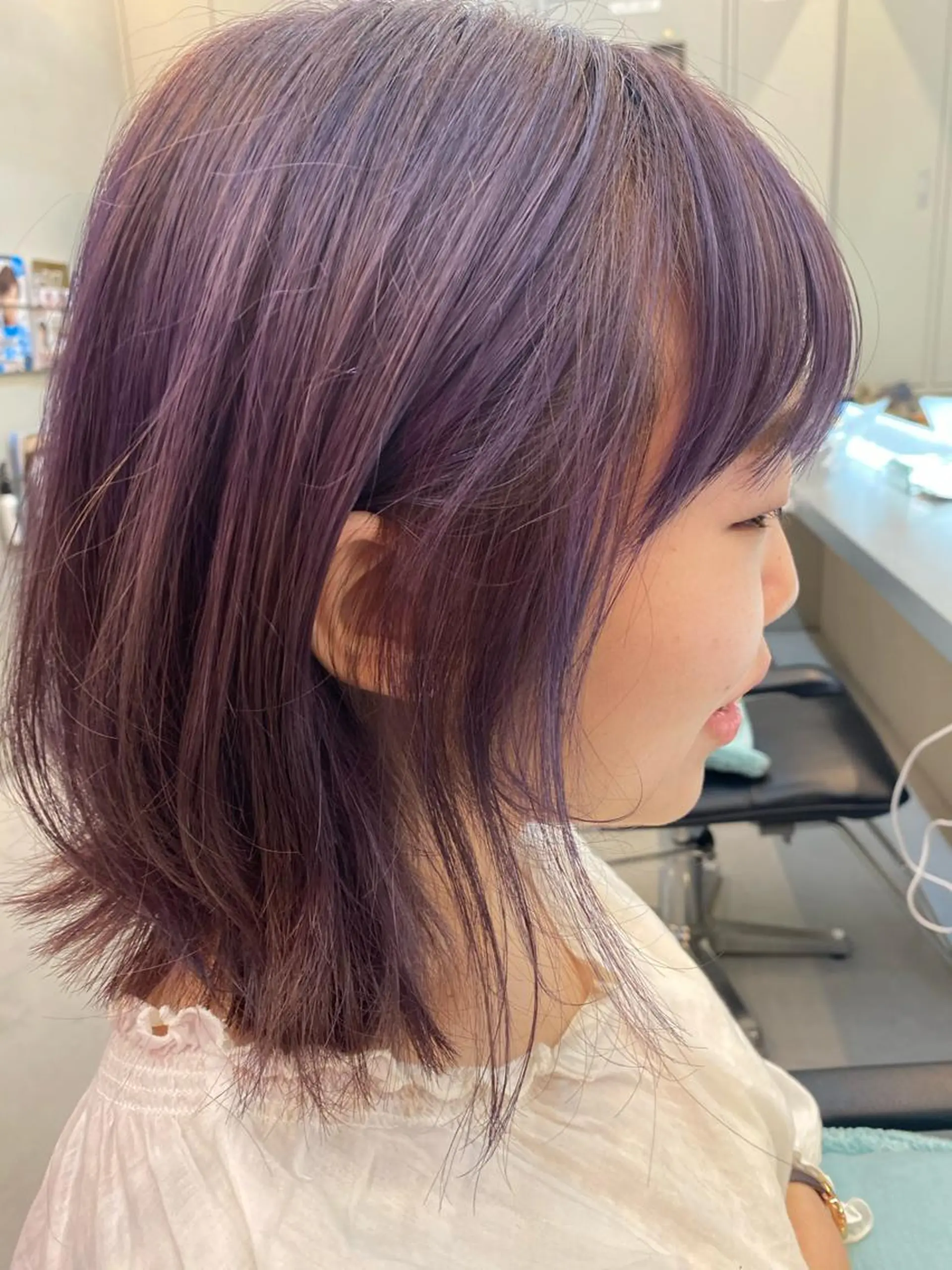 ショート カラー 岡野 静華のヘアスタイル