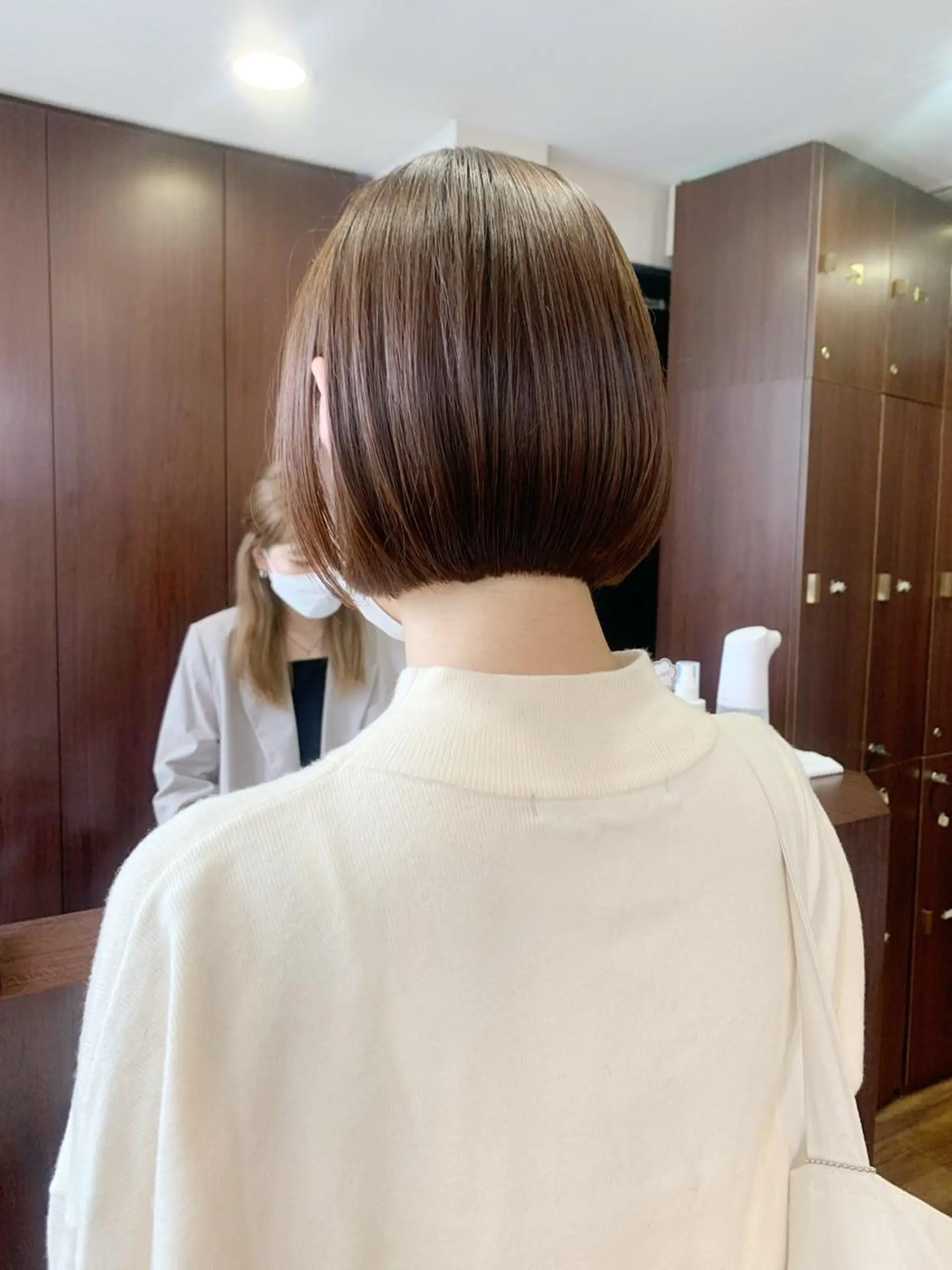 ショート 縮毛矯正/ショート/ レイヤー/畑中正敏のヘアスタイル