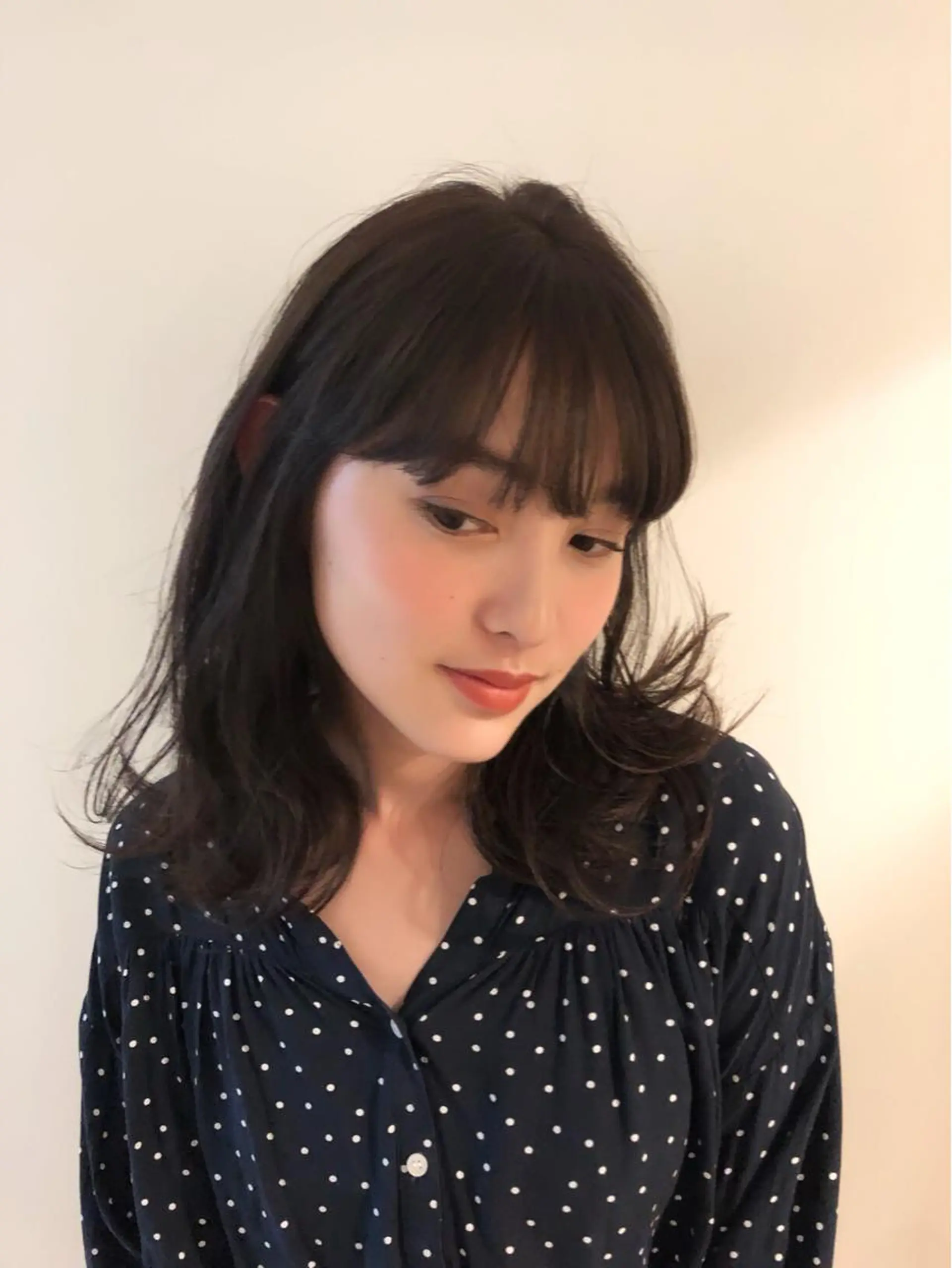 セミロング カラー パーマ ベージュカラー 透明感カラー オリーブベージュ 🌿理想を叶える🌿 似合わせ🌟RISAのヘアスタイル