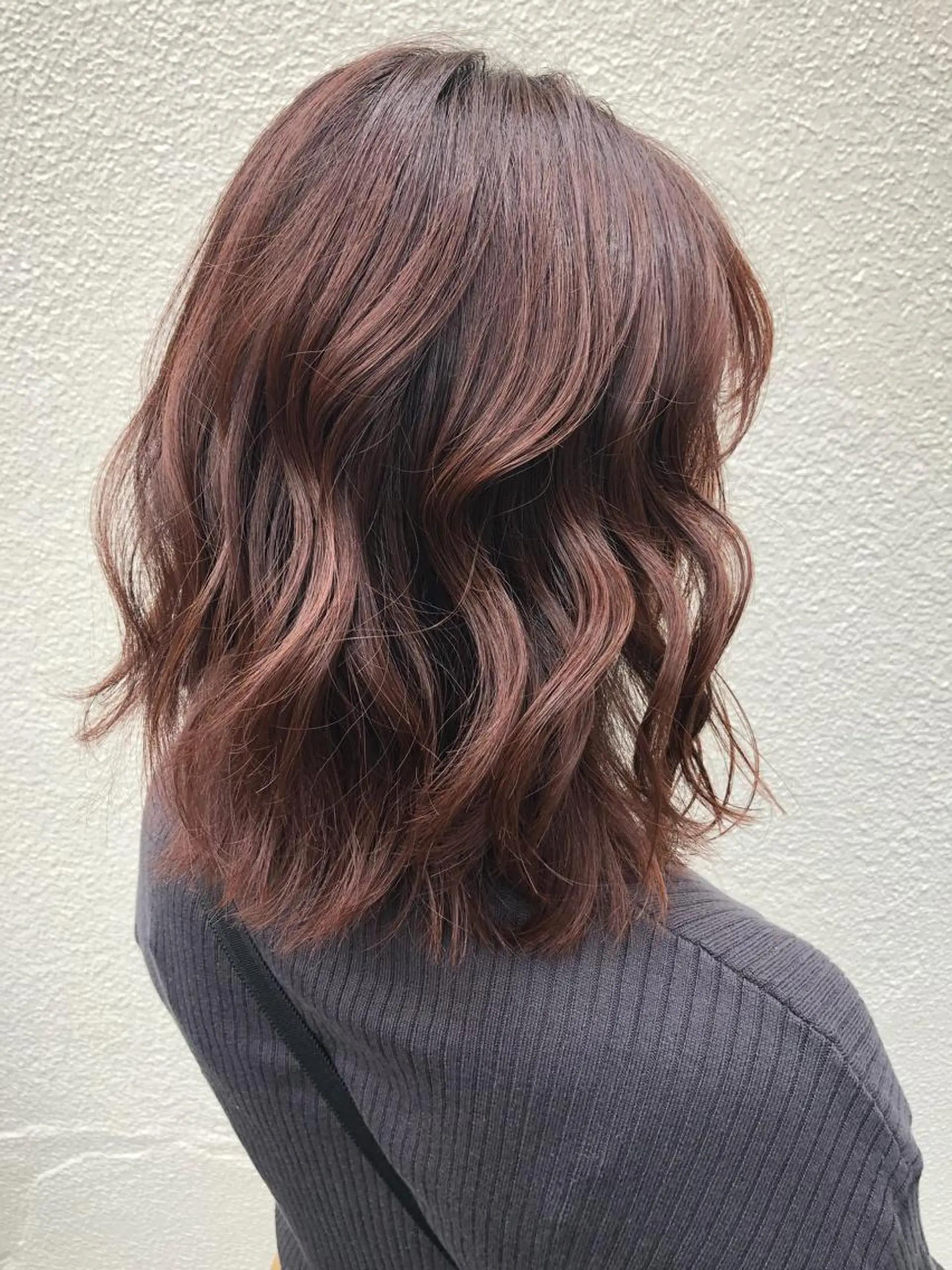 ミディアム カラー レイヤーカット BLend 渋谷のヘアスタイル